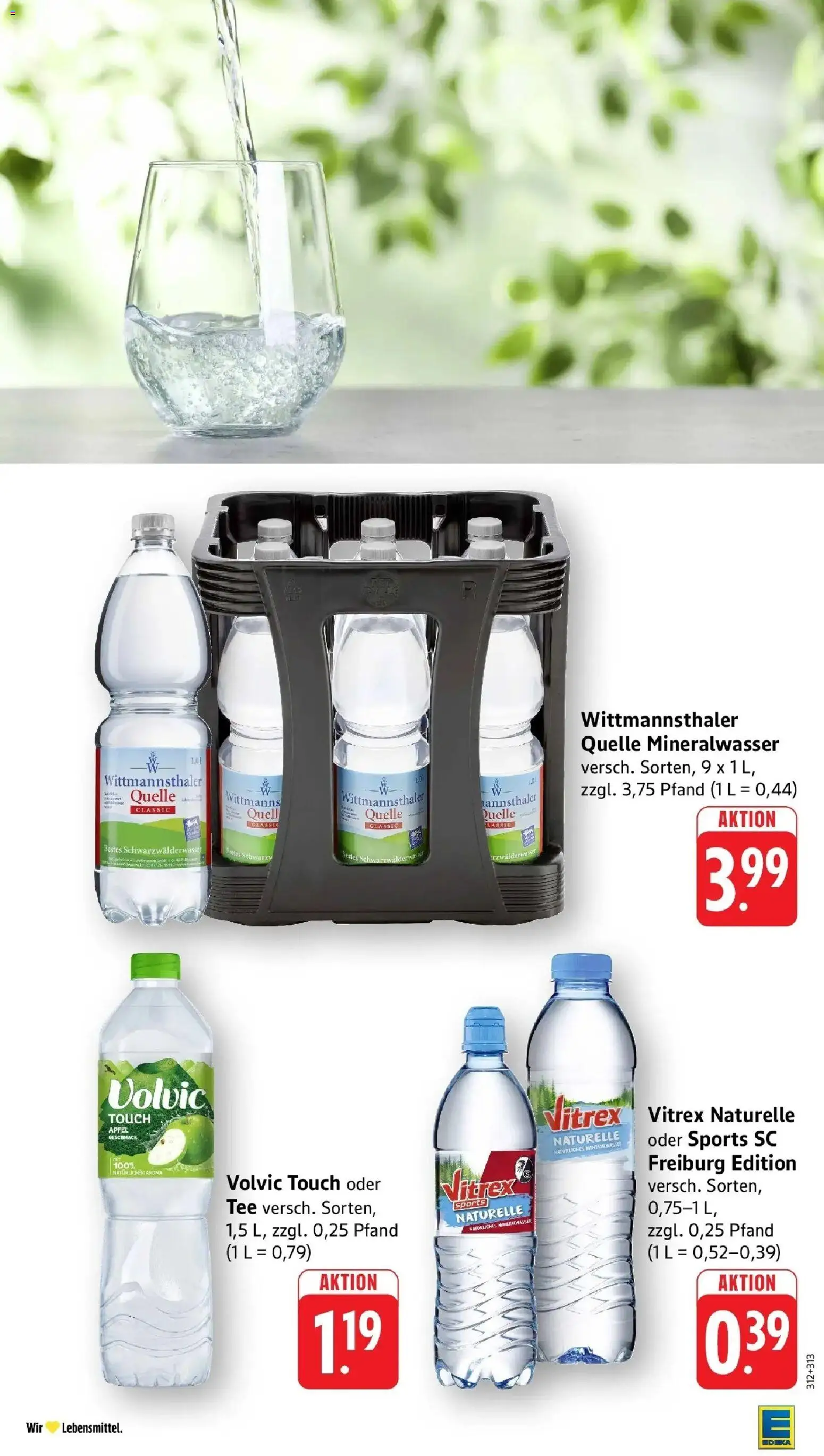 Edeka prospekt Ottersweier	 – gültig ab 19.04.2026 | Seite: 34 | Produkte: Äpfel, Volvic touch, Mineralwasser, Tee