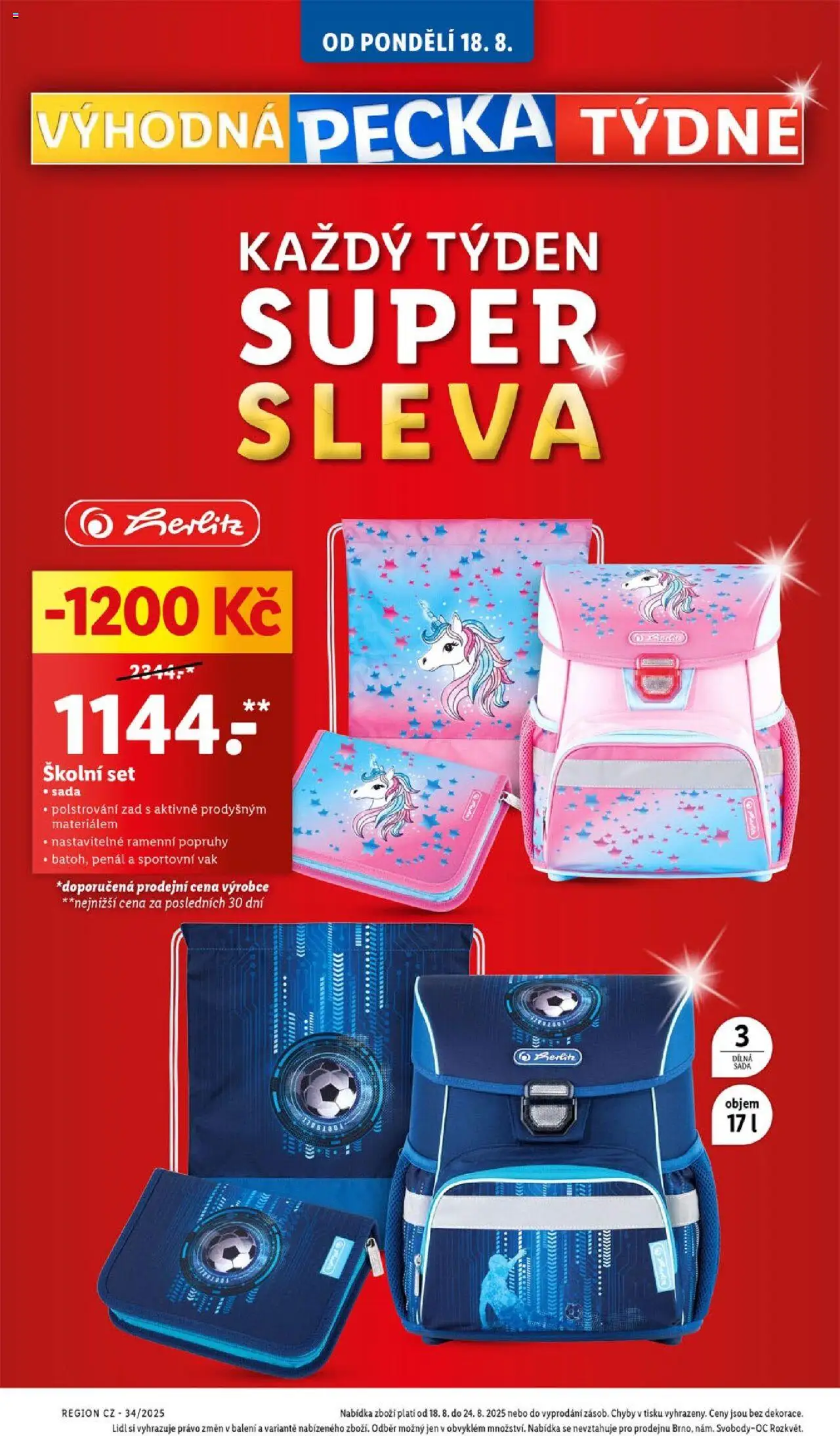 Lidl leták od 18.08.2025 | Strana: 6 | Produkty: Penál