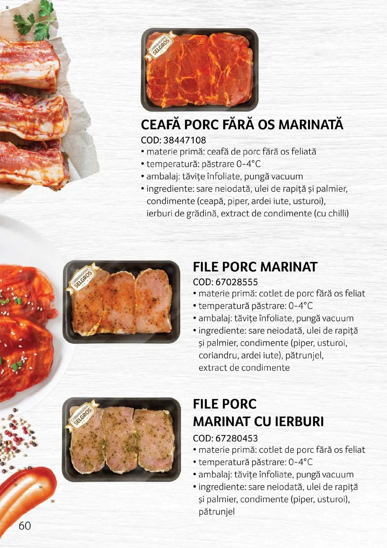 Catalog Selgros - Carne – valabil de la 27.04.2023 | Pagină: 60 | Produse: Pătrunjel, Ardei, Condimente, Usturoi