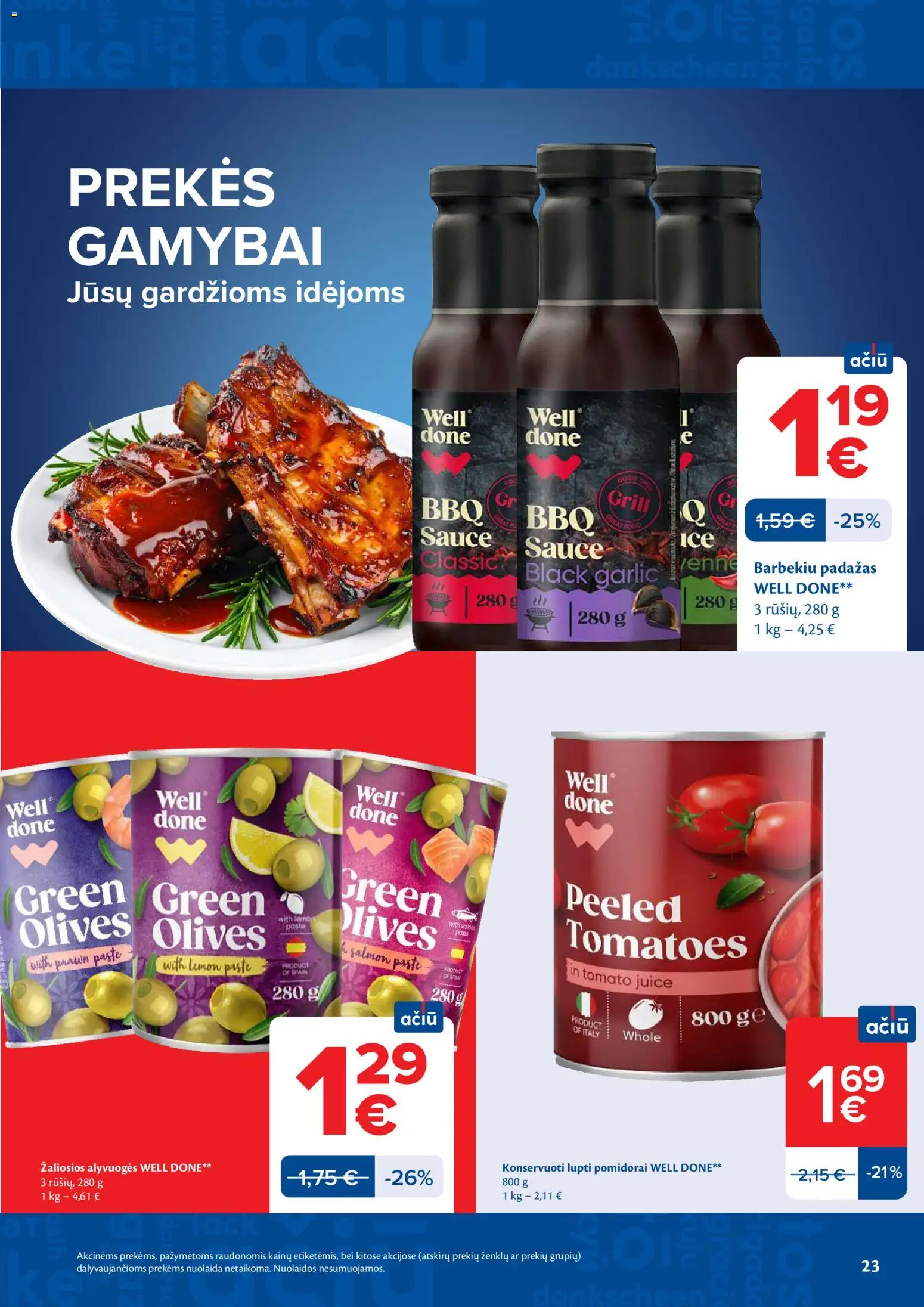 MAXIMA akcijos nuo 21.04.2026 | Puslapis: 23 | Prekių: Pomidorai, Padažas