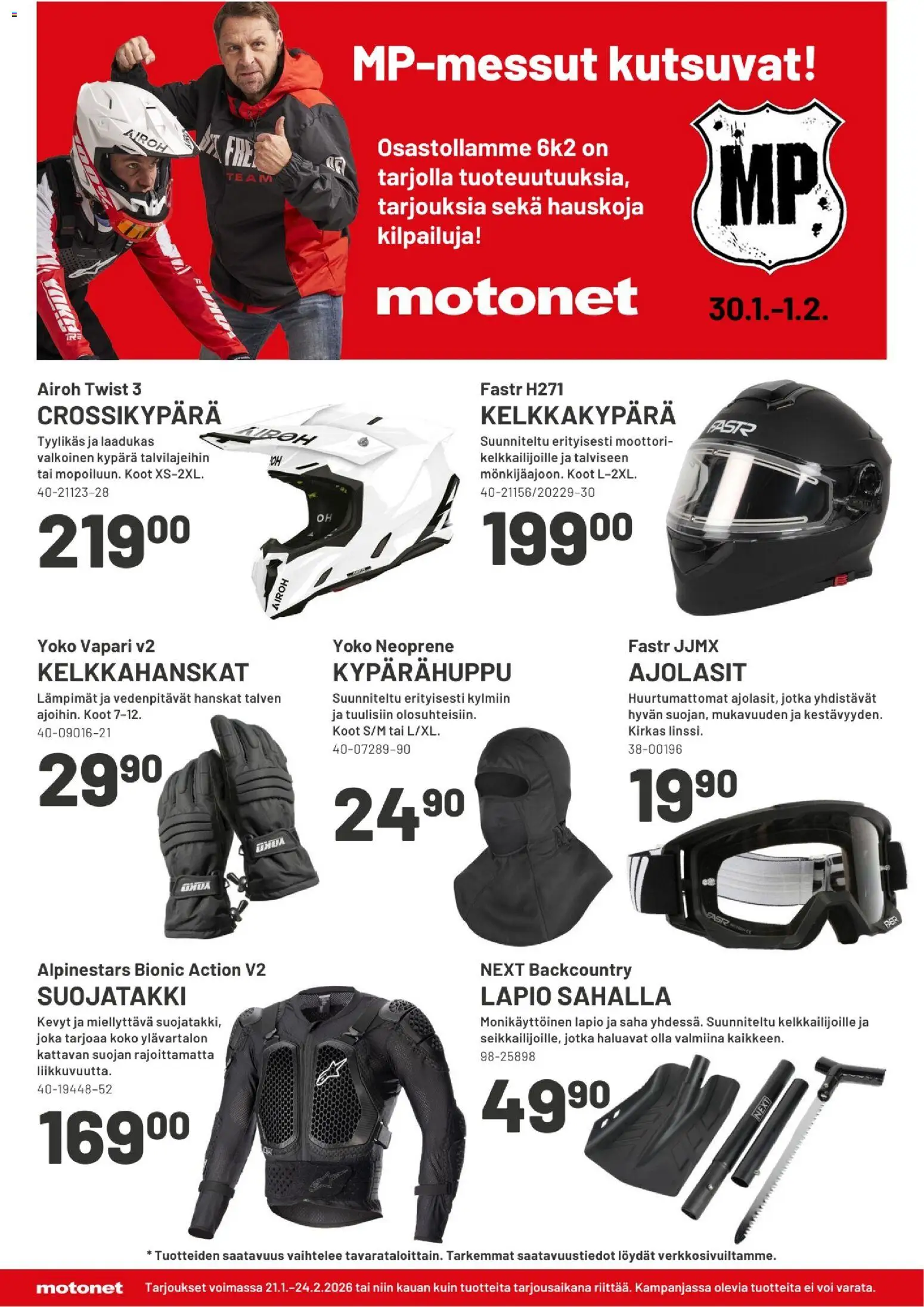 Motonet tarjoukset – voimassa 21.02.2026 alkaen | Sivu: 10