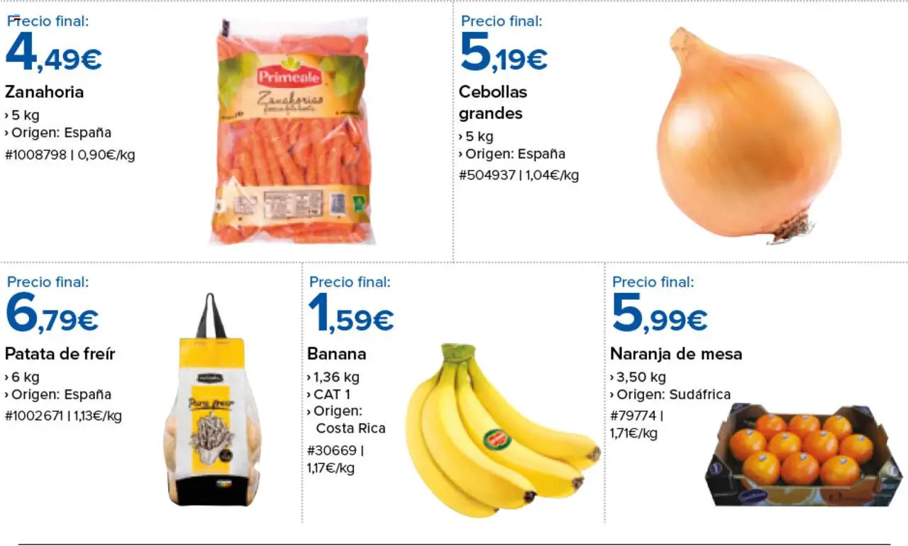 Costco catálogo │ válido desde el 12.09.2025 | Página: 3 | Productos: Zanahoria, Mesa