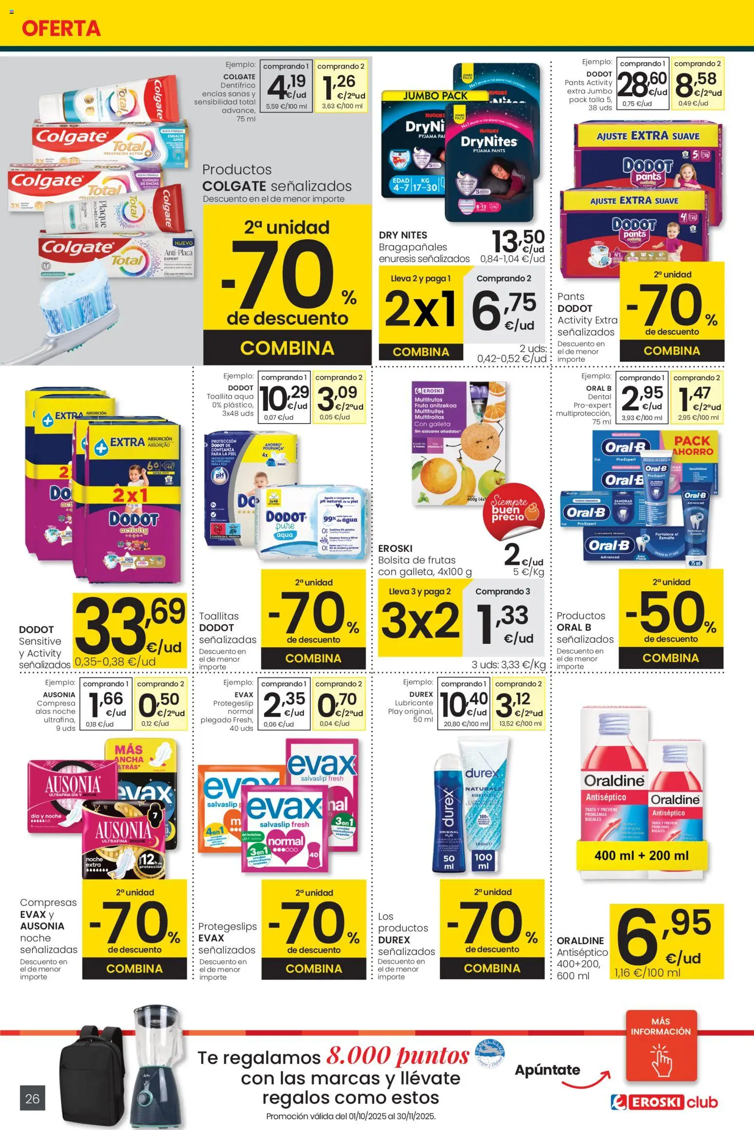 Eroski folleto │ válido desde el 13.11.2025 | Página: 26 | Productos: Noodles αυγού, Pan, Té, Γλυφιτζούρι