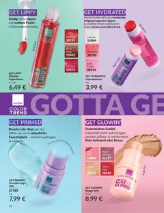 AVON Katalog Februar 2026 ab 01.02.2026 gültig | Seite: 74 | Produkte: Coral, Finish, Blush, Lippenbalsam