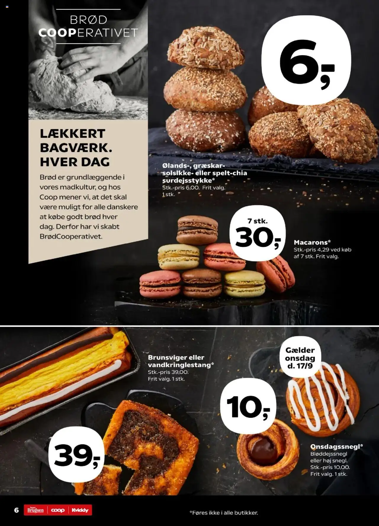 Super Brugsen tilbudsavis – gyldig fra 12.09.2025 | Side: 6 | Produkter: Brød, Græskar