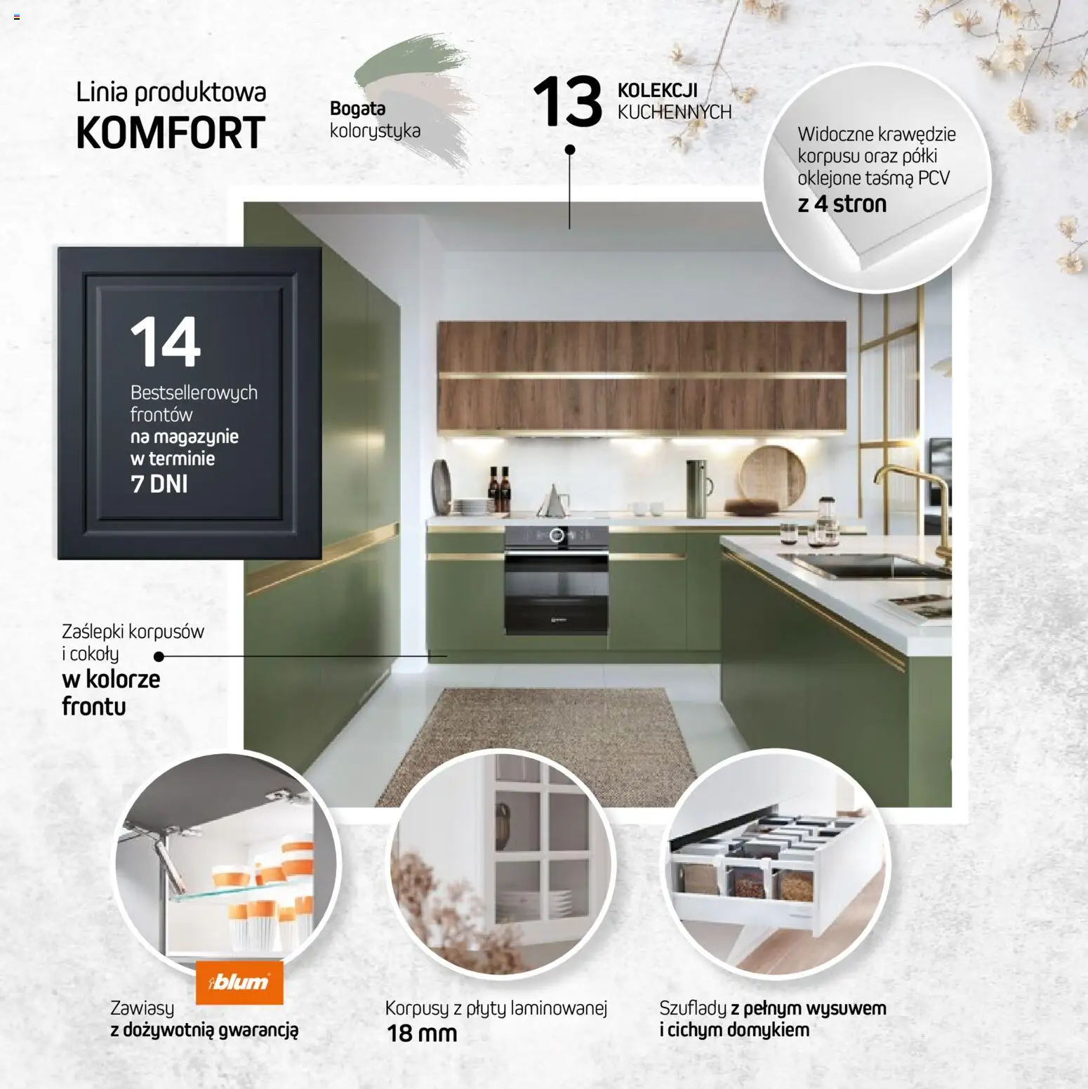 Komfort Gazetka - Katalog kuchnie od 15.12.2025 | Strona: 2 | Produkty: Plyty