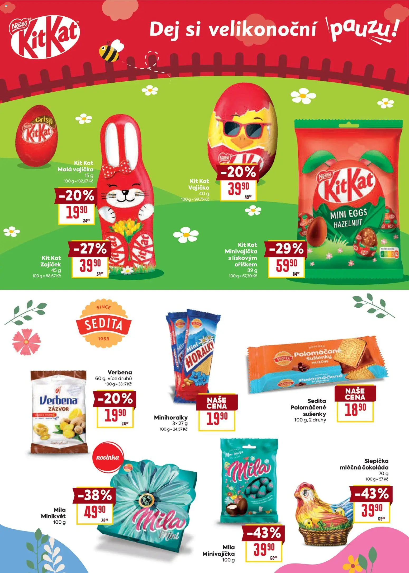 Billa leták - Velikonoce od 04.03.2026 | Strana: 11 | Produkty: Vajíčka, Čokoláda, Čokoláda 70, Sušenky