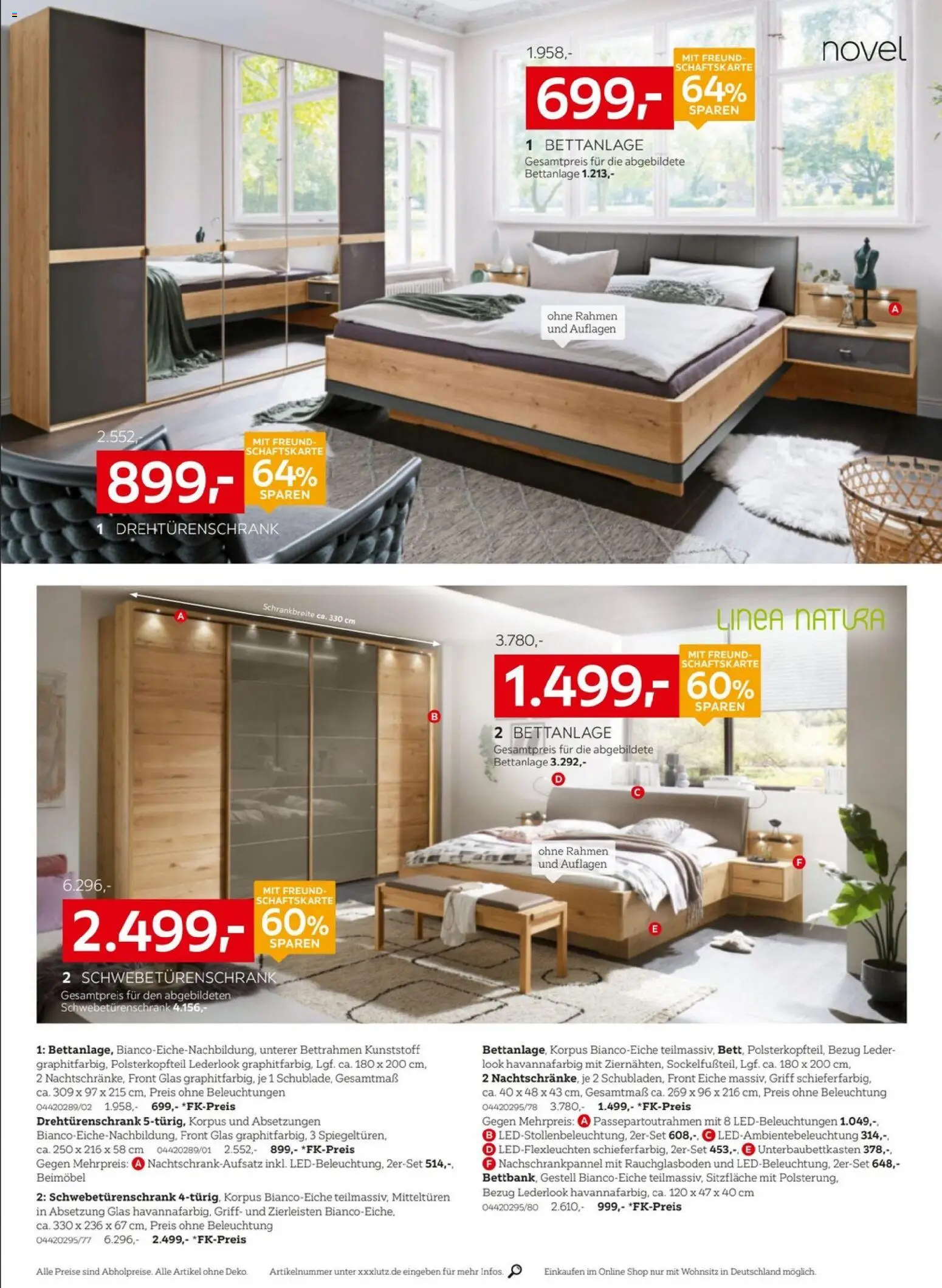 XXXL Lutz Prospekt – gültig ab 08.03.2026 | Seite: 20 | Produkte: Schwebetürenschrank, Drehtürenschrank