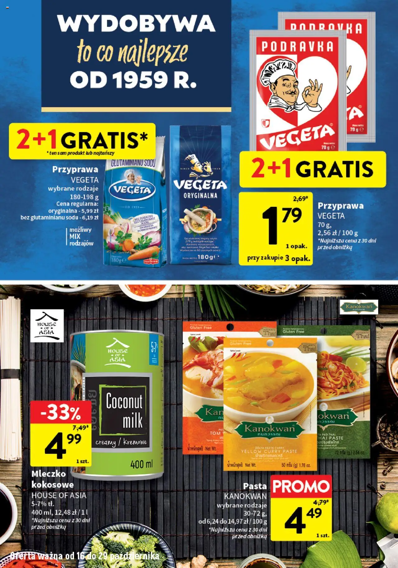 Intermarche Gazetka - Supermarki w supercenach od 16.10.2025 | Strona: 8 | Produkty: Curry, Mleczko kokosowe