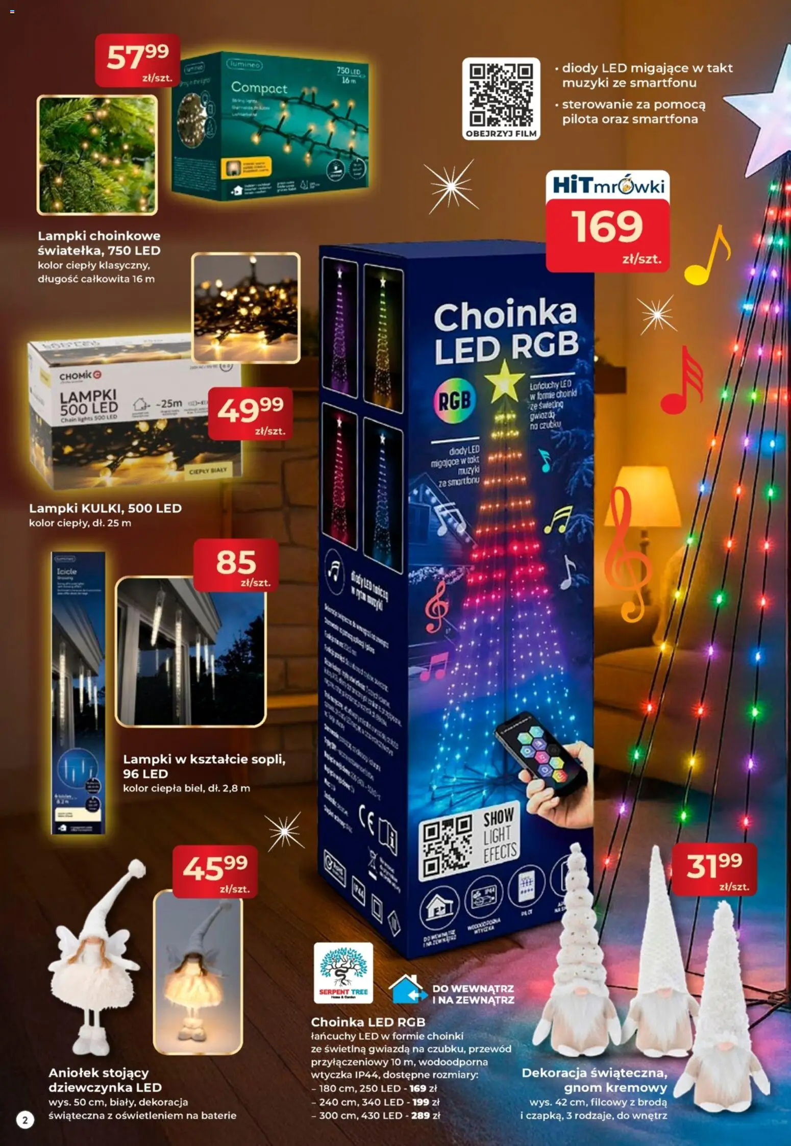 Mrówka Gazetka od 05.12.2025 | Strona: 5 | Produkty: Choinka, Lampki choinkowe, Lampki, Baterie
