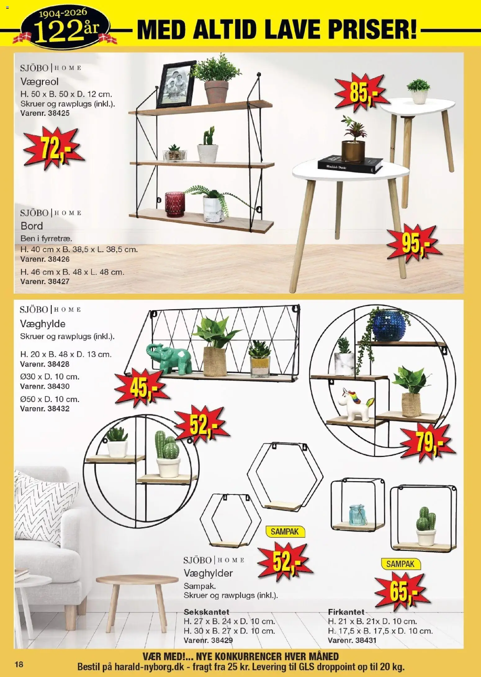 Harald Nyborg tilbudsavis – gyldig fra 12.03.2026 | Side: 20 | Produkter: Bord