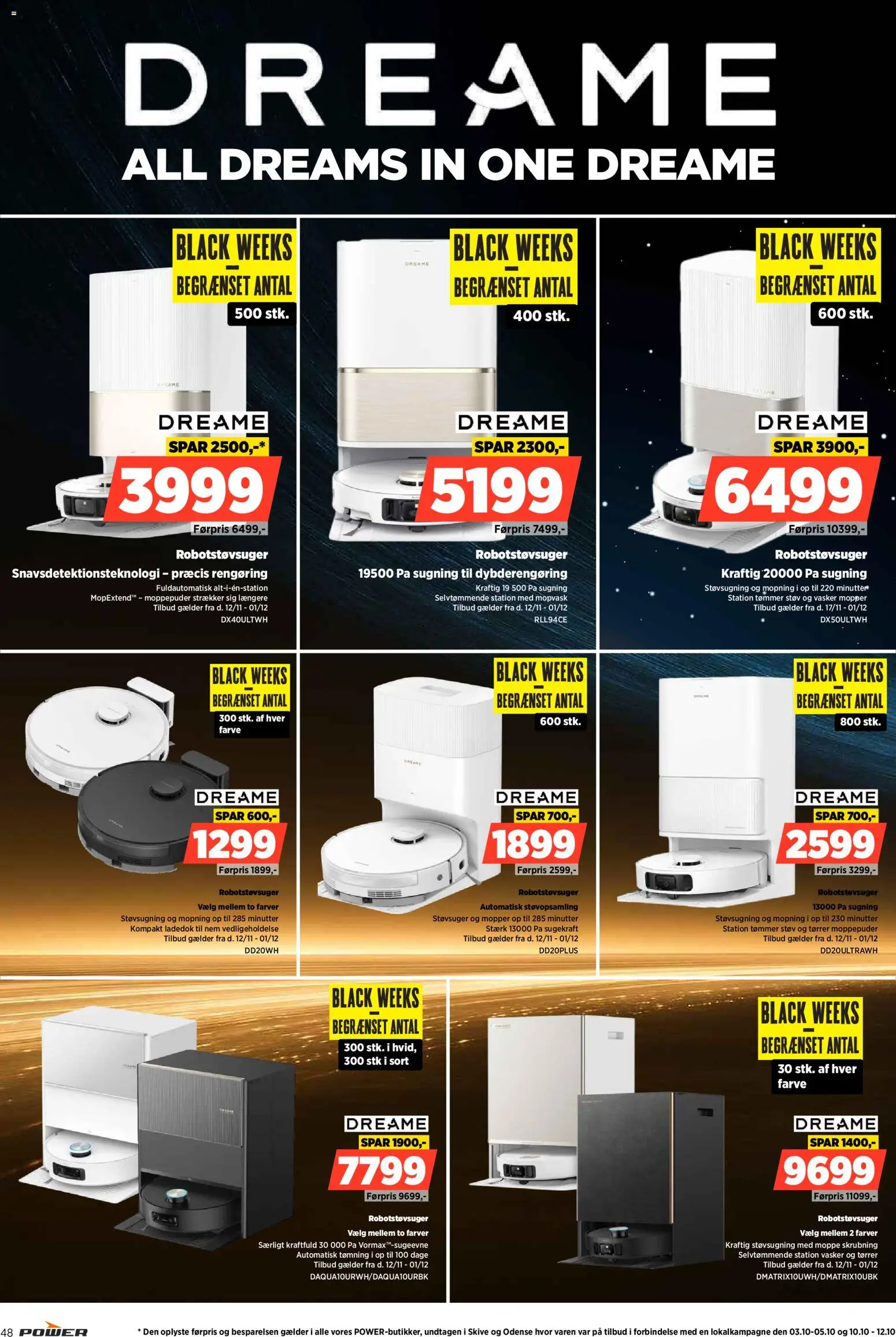 Power tilbudsavis – gyldig fra 28.11.2025 | Side: 48 | Produkter: Robotstøvsuger, Støvsuger