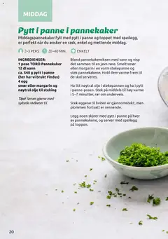 Forhåndsvisning av Joker TORO oppskriftshefte gyldig fra 15.07.2025 | Side: 20 | Produkter: Smør, Egg, Skrue, Rädisa