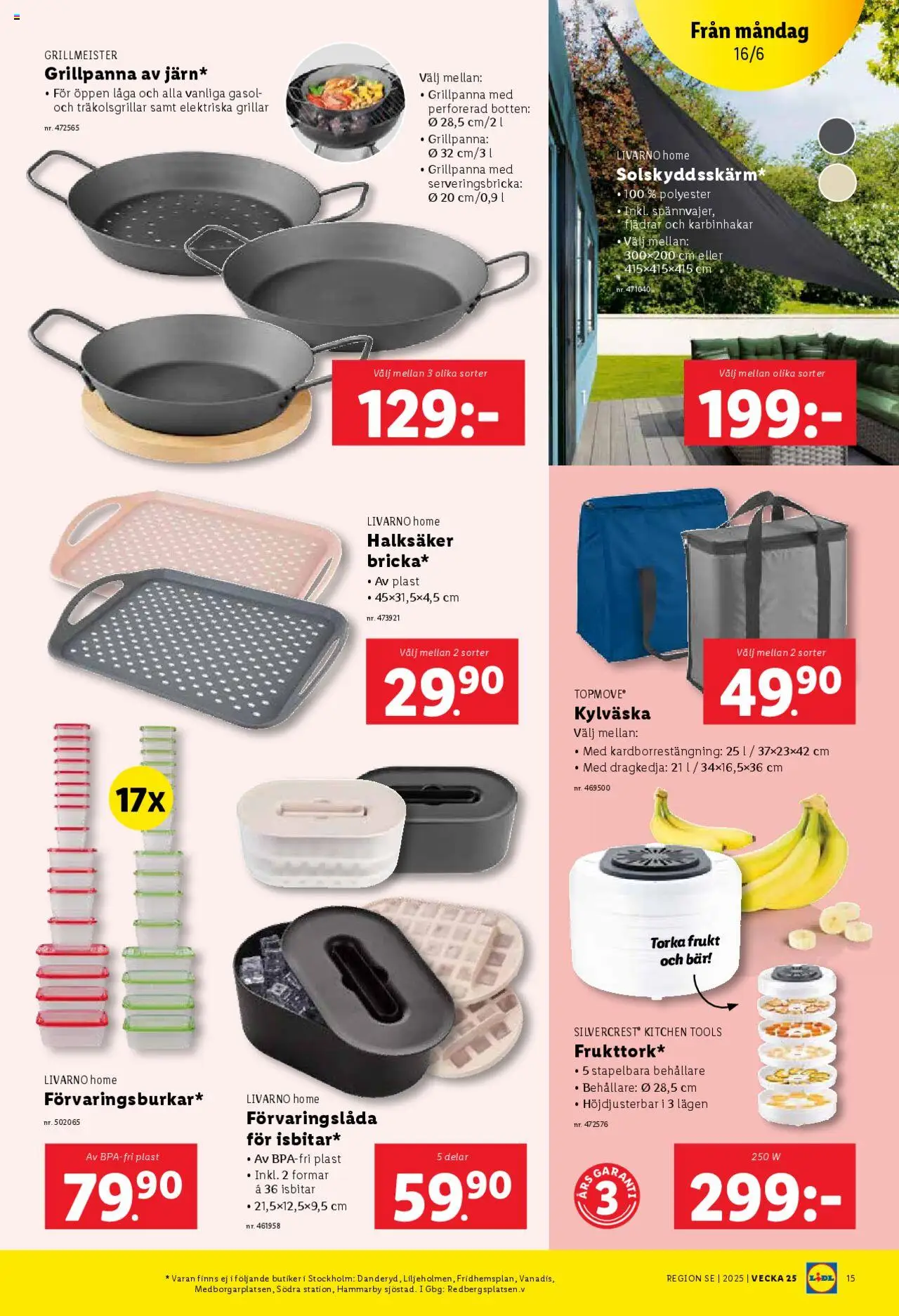 Lidl reklamblad aktuell från 16.06.2025 | Sida: 17 | Produkter: Gasol, Kylväska