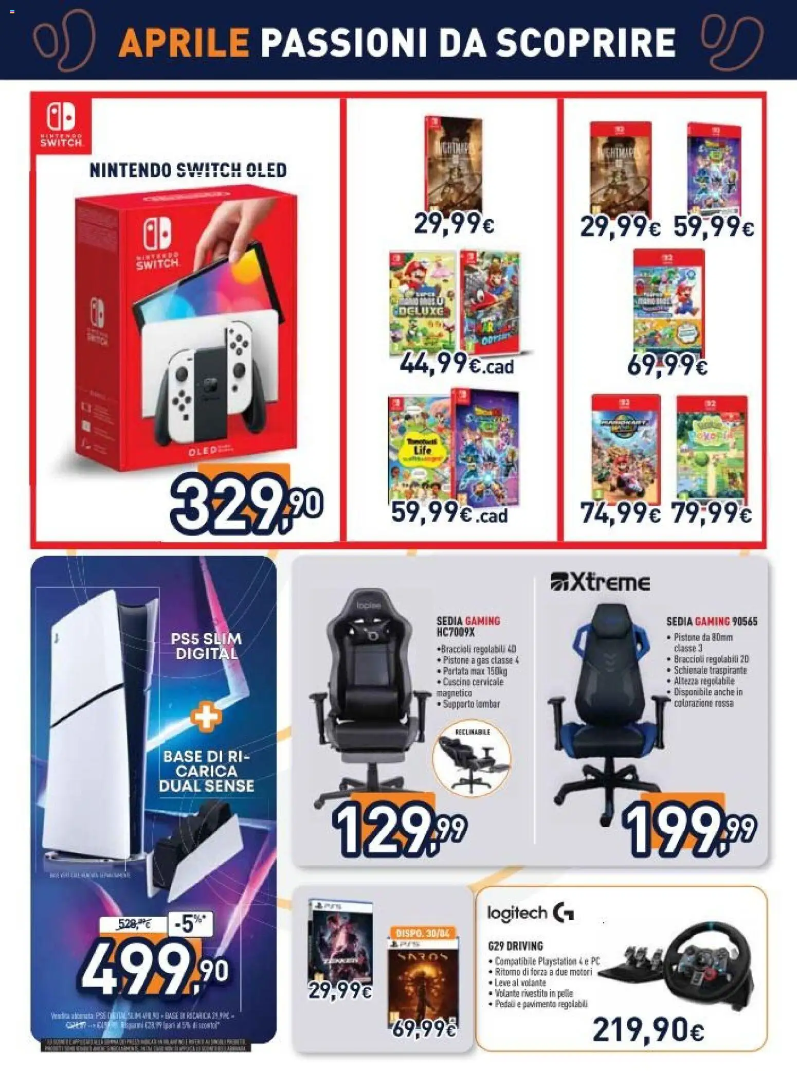 Volantino Unieuro del 17.04.2026 | Pagina: 19 | Prodotti: Pavimento, Braccioli, PC, Sedia