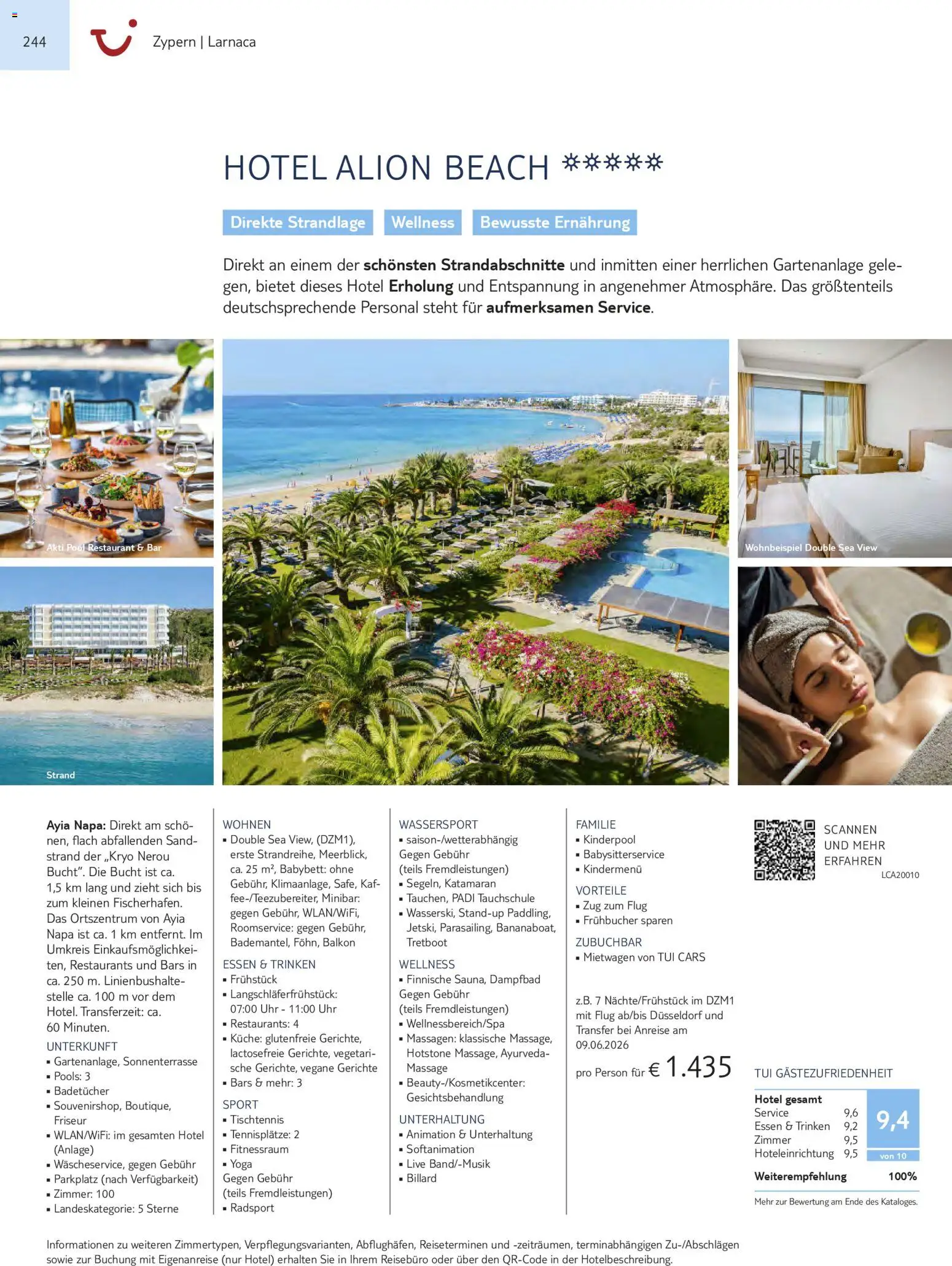 Aida  Südeuropa & Nordafrika 2026/27 – gültig ab 01.01.2026 | Seite: 244 | Produkte: Babybett, Küche, Uhr