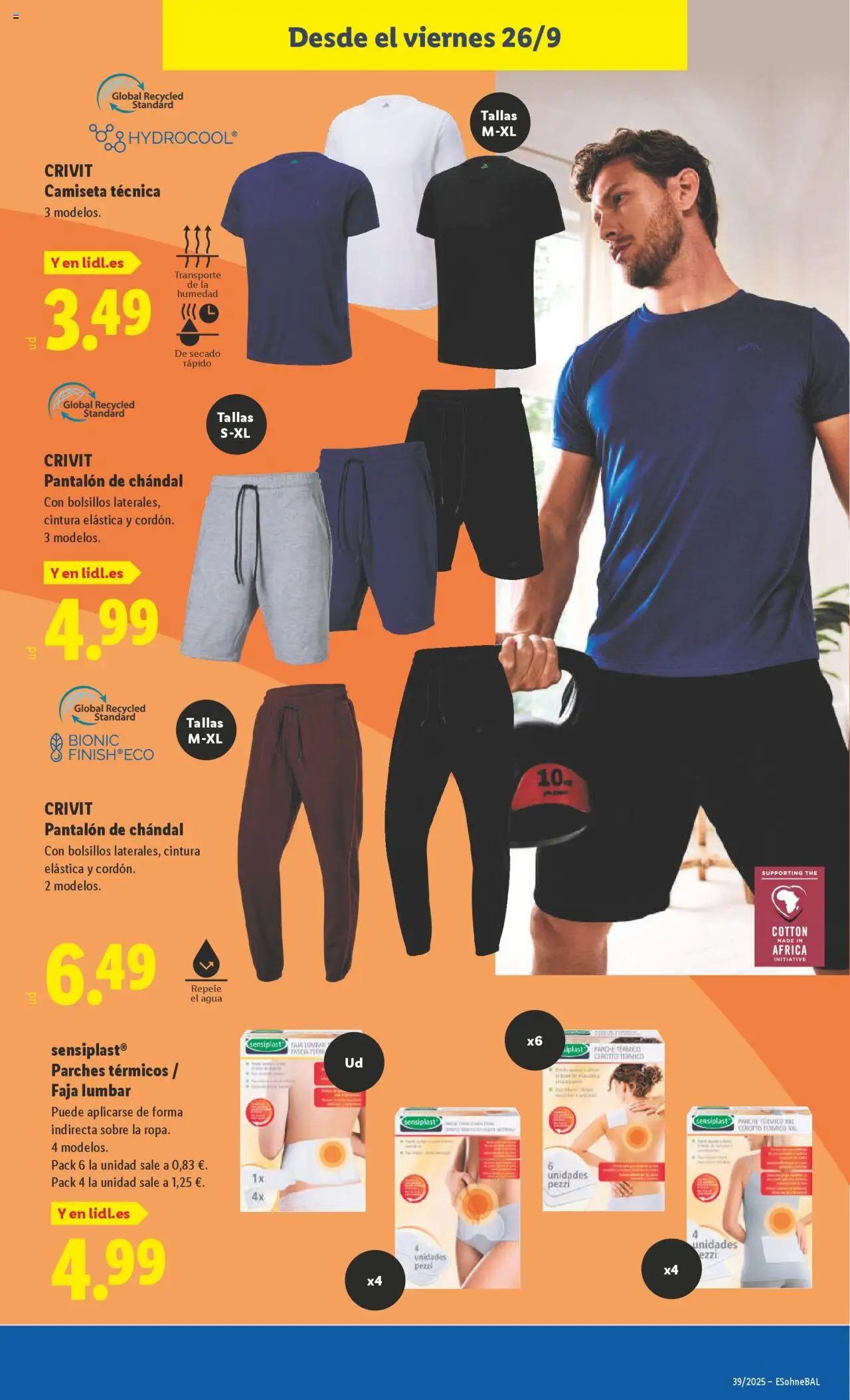 Lidl folleto de bazar │ válido desde el 22.09.2025 | Página: 21 | Productos: Pantalón de chándal