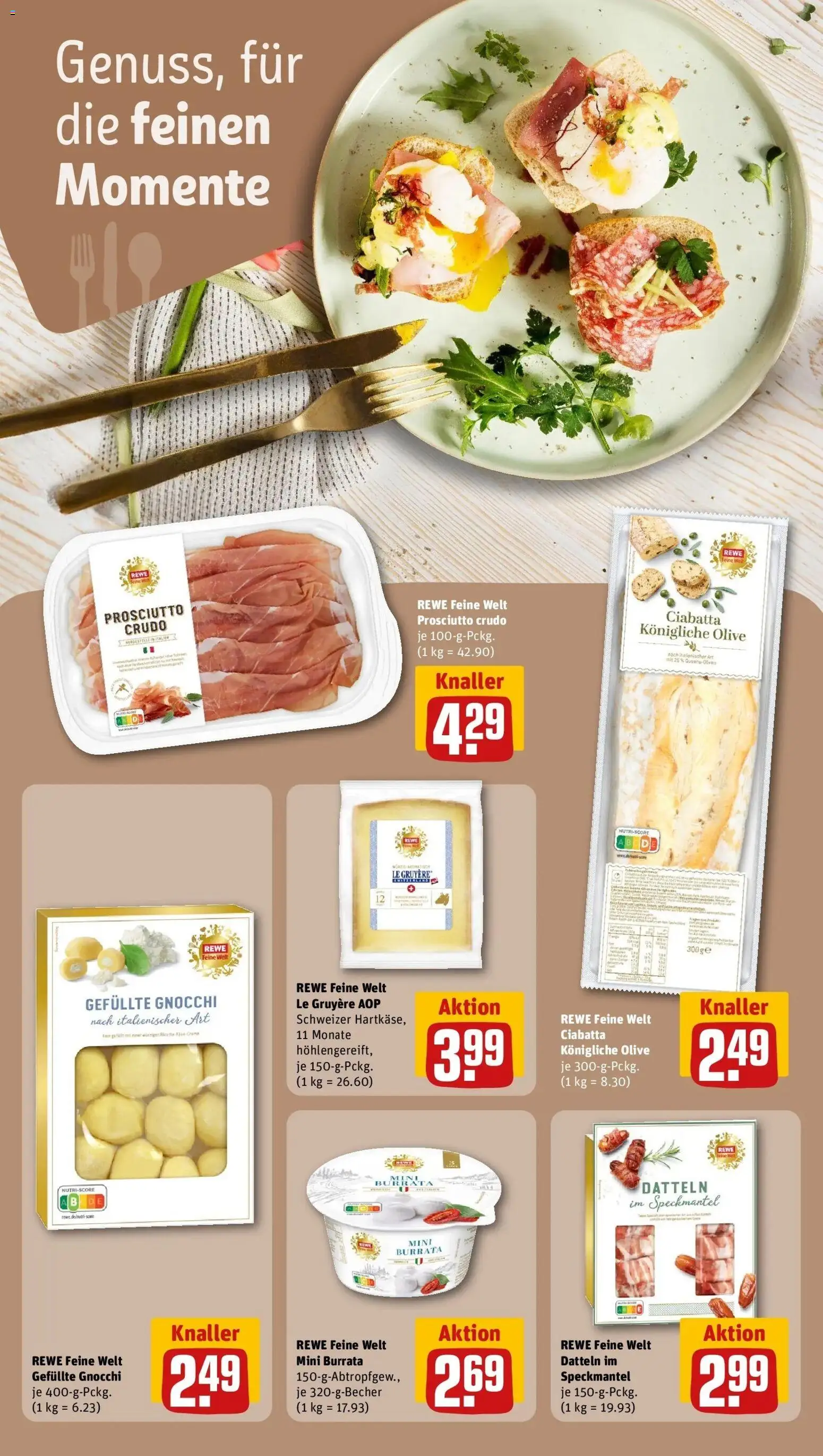 Rewe Prospekt Köln / Nippes	 – gültig ab 15.03.2026 | Seite: 19 | Produkte: Burrata