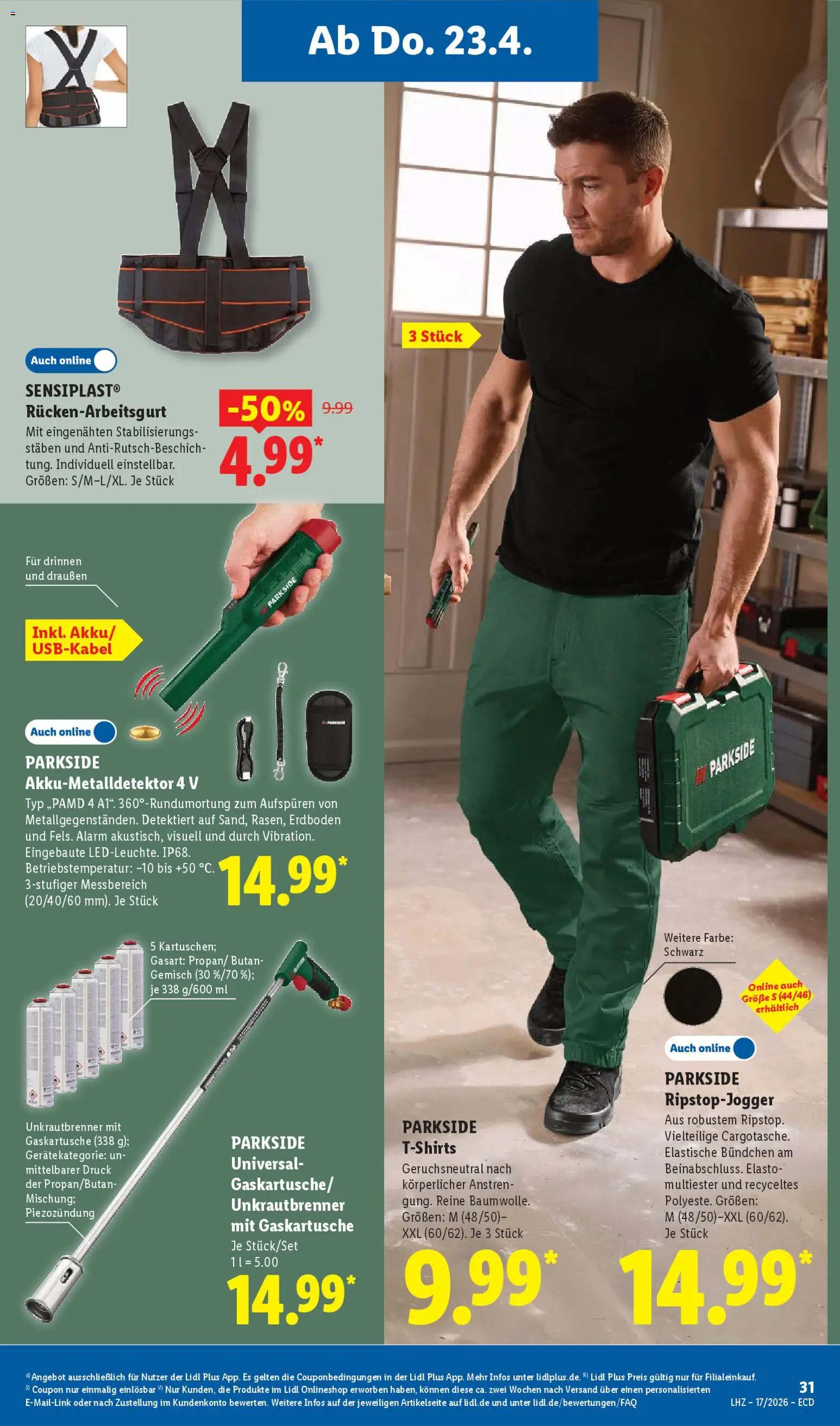 Lidl Německo leták od 20.04.2026 | Strana: 49 | Produkty: Parkside