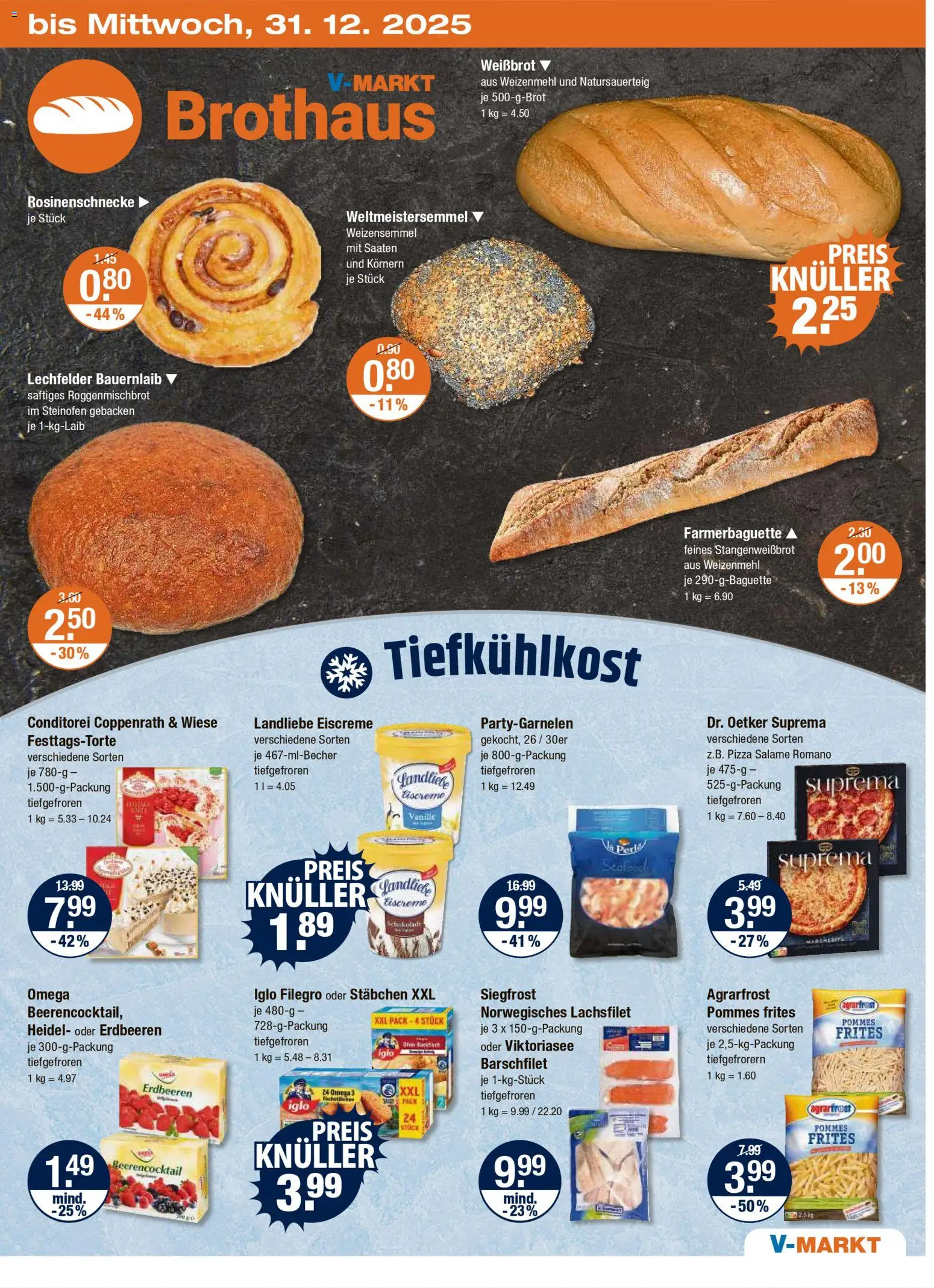 V-Markt - München – gültig ab 27.12.2025 | Seite: 5 | Produkte: Iglo, Weizenmehl, Pommes frites, Pizza