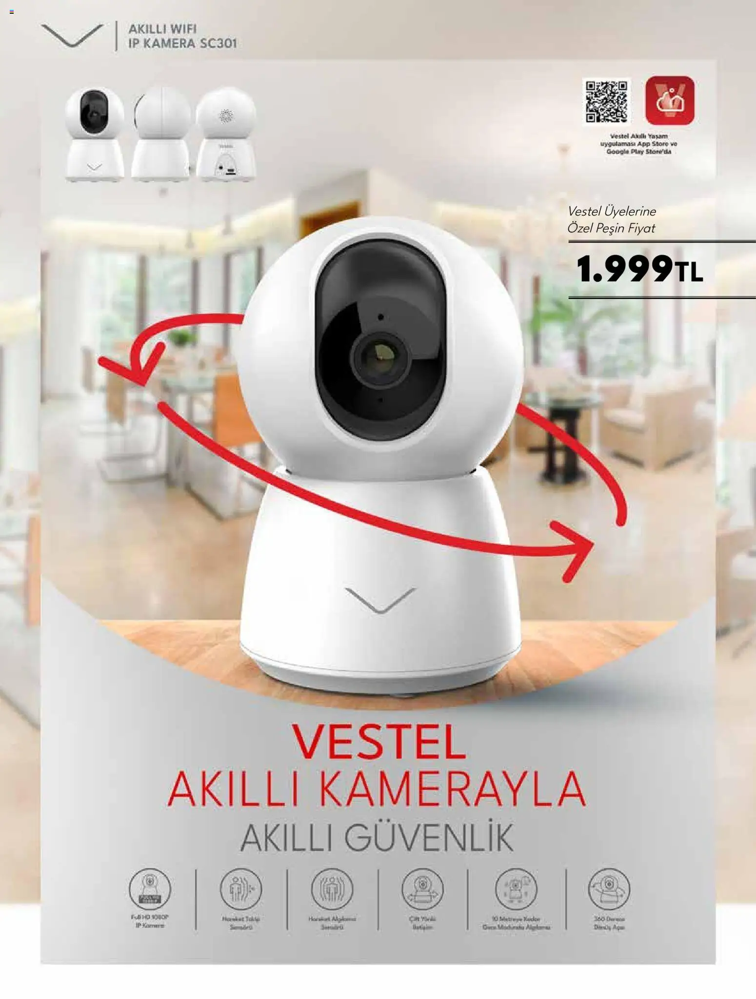 Vestel - Mobil ve Akıllı Ürünler - 03.04.2026 tarihinden itibaren geçerlidir | Sayfa: 7 | Ürünler: Kamera