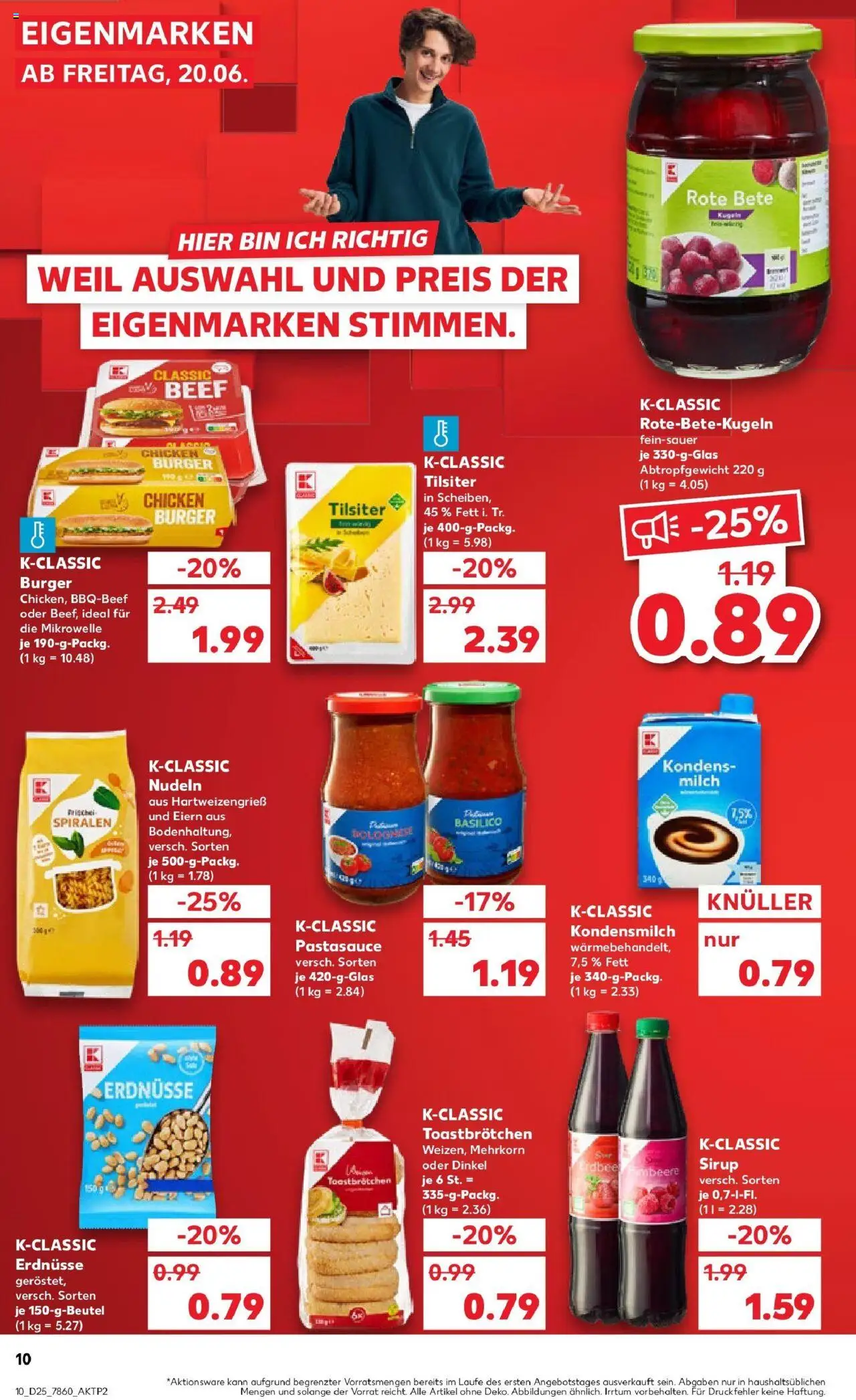 Kaufland prospekt Kaufbeuren	 - gültig ab dem 22.06.2025 | Seite: 23 | Produkte: Mikrowelle, Toast, Sirup, Nudeln
