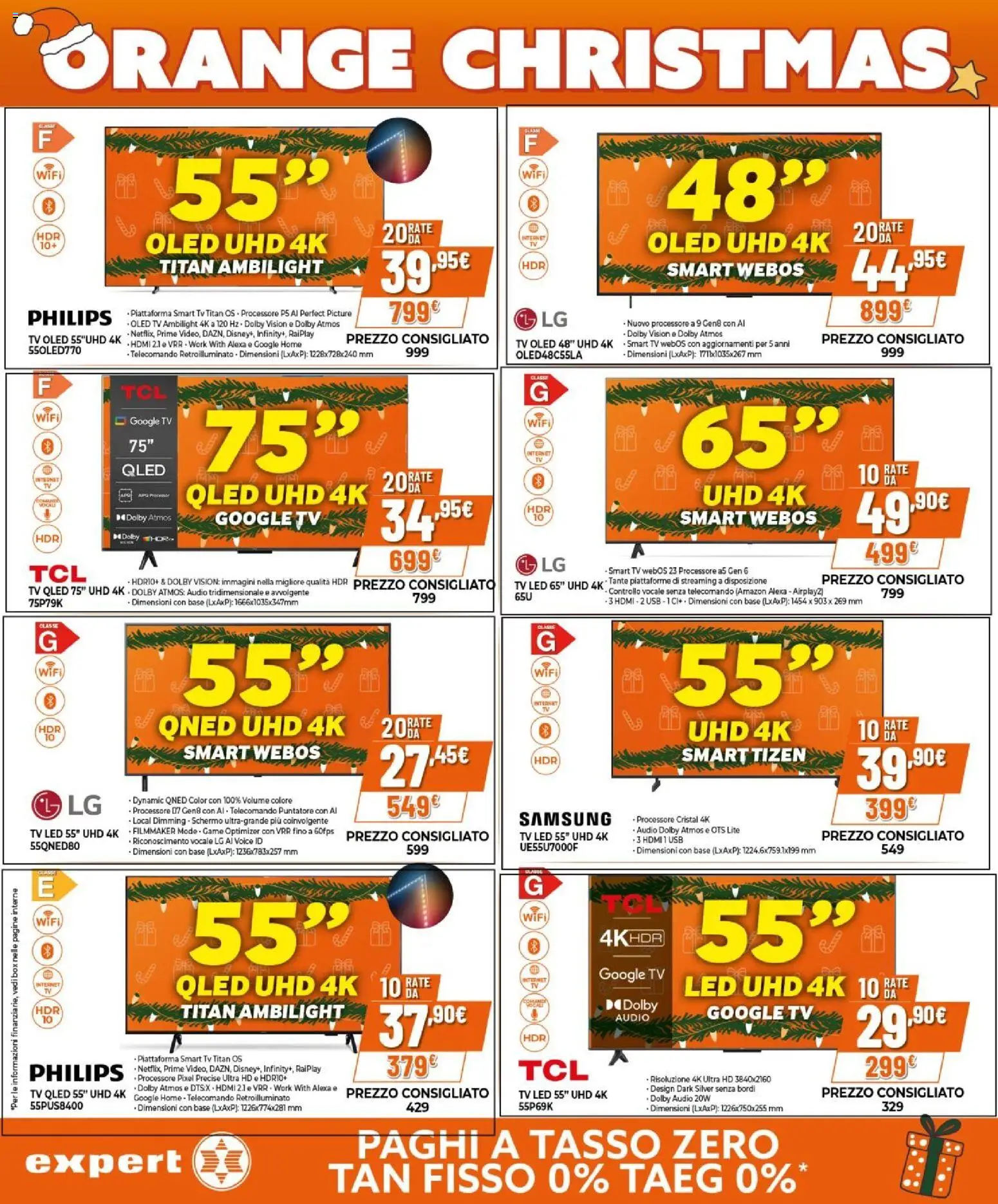 Volantino Expert del 02.12.2025 | Pagina: 2 | Prodotti: Telecomando, smart TV, TV, USB
