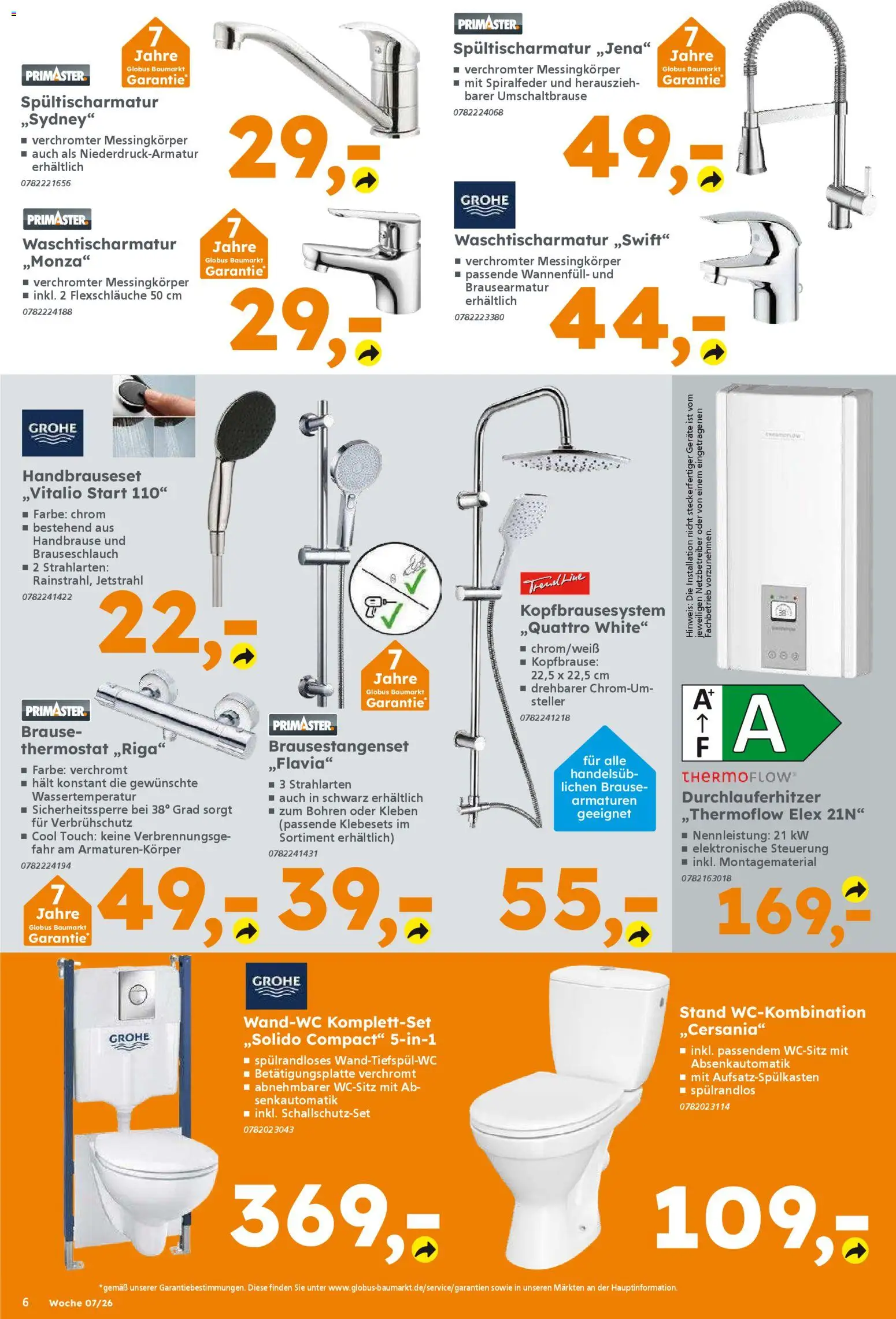 Globus Baumarkt Prospekt Stralsund-Groß Lüdershagen	 – gültig ab 09.02.2026 | Seite: 6