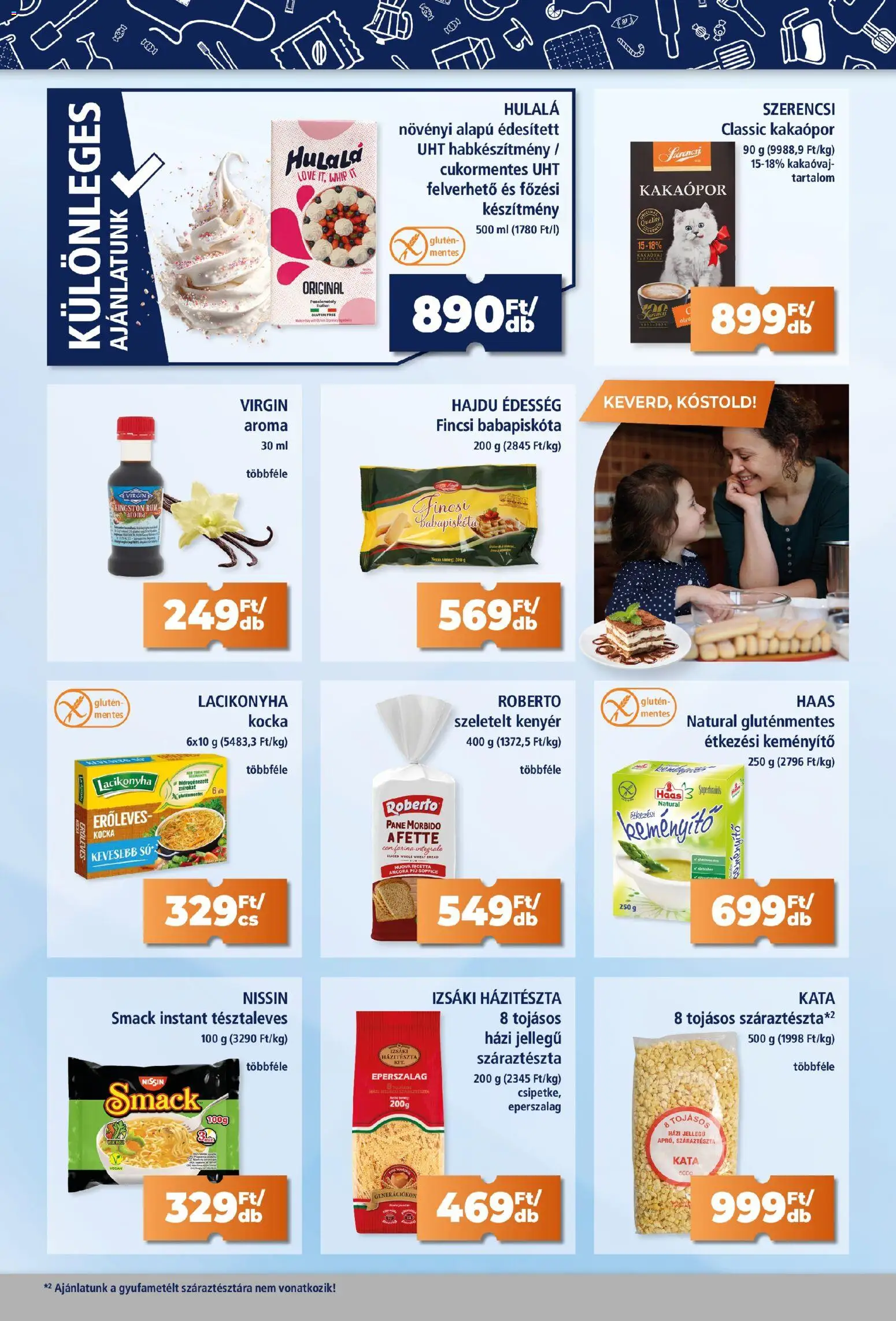 Goods Market akciós ujság - amely érvényes a következő dátumtól: 05.03.2026 | Oldal: 6 | Termékek: Édesség, Rum, Száraztészta, Kakaópor