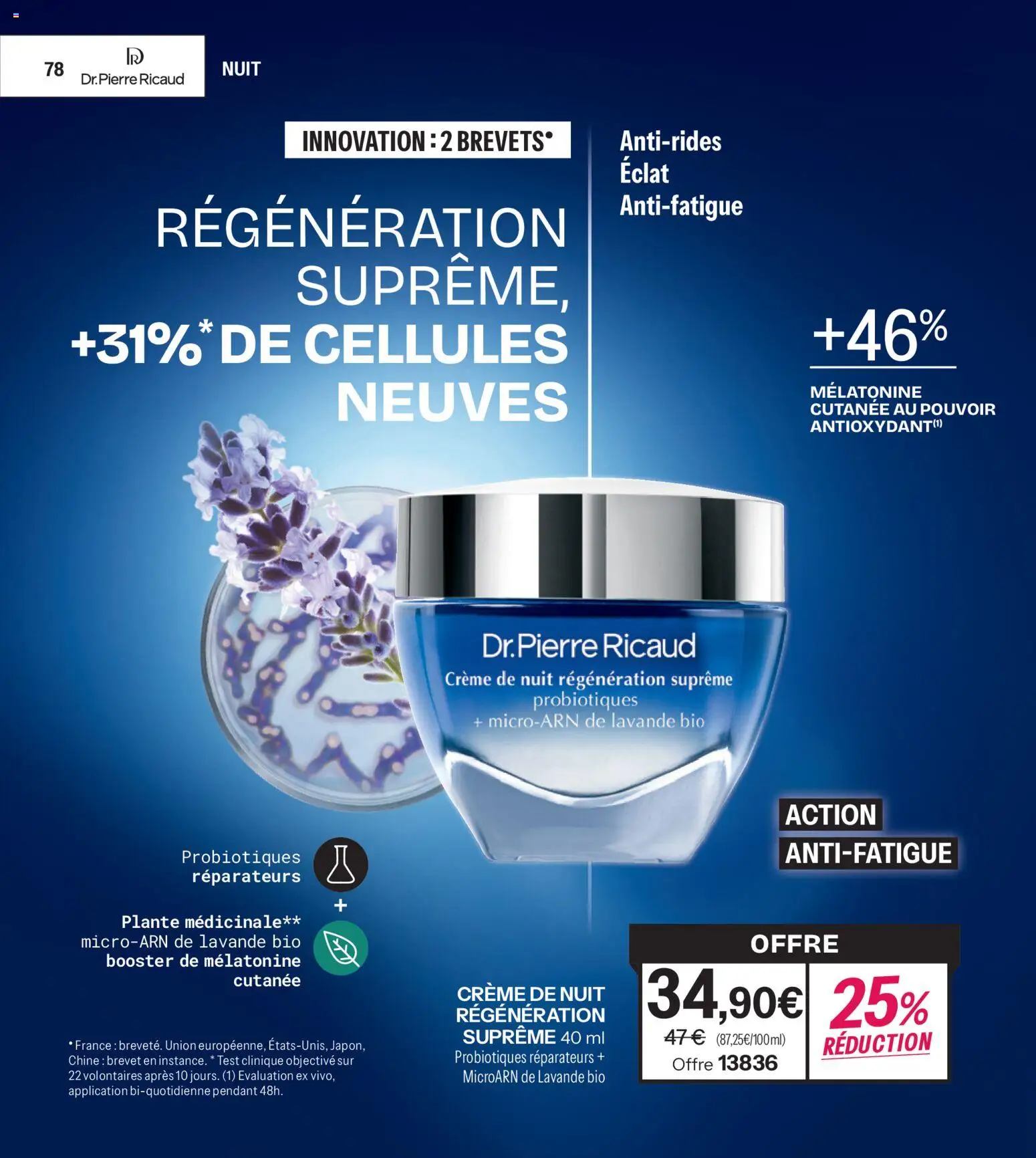 {H1} | Page: 78 | Produits: Lavande, Crème de nuit, Crème