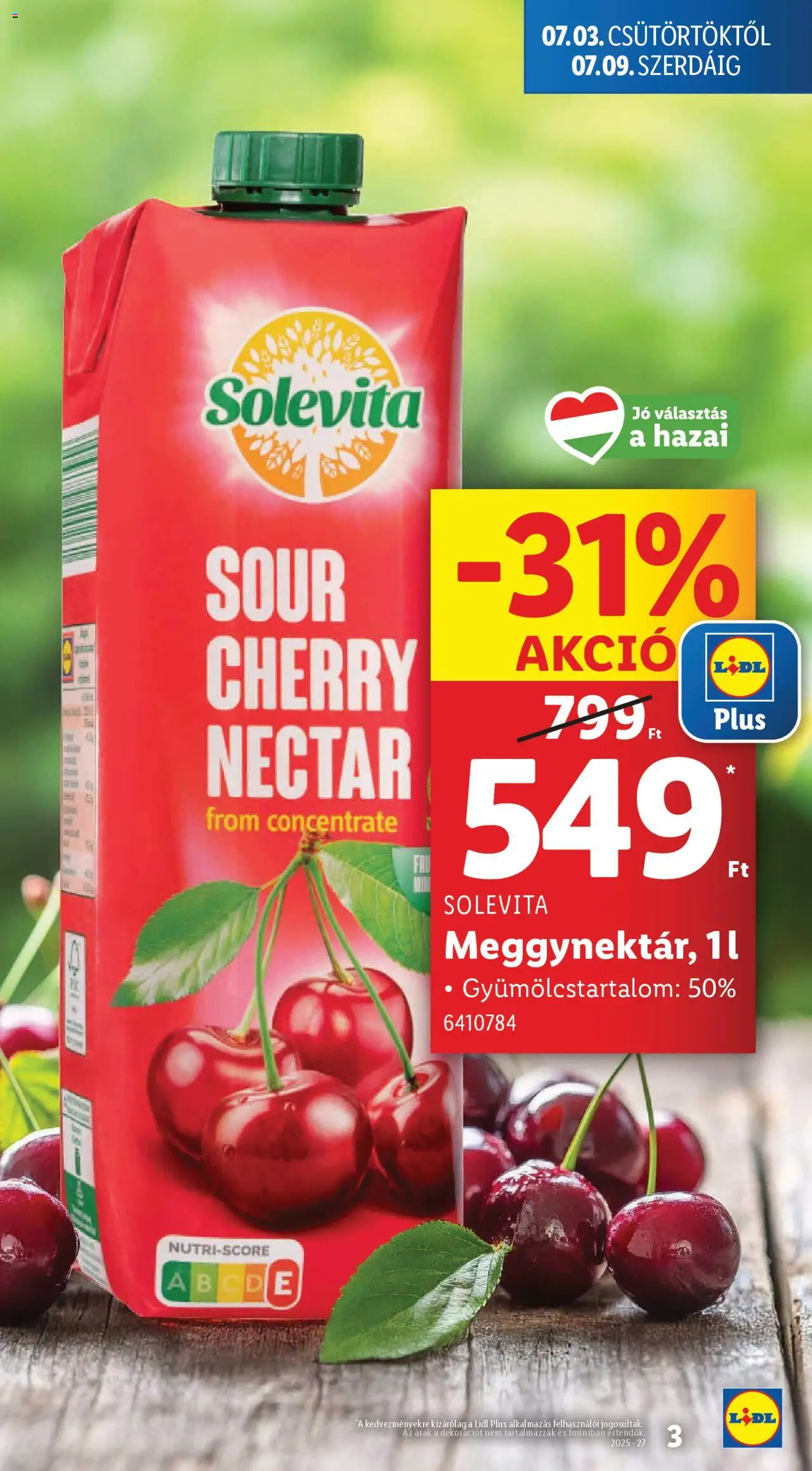 Lidl akciós ujság - amely érvényes a következő dátumtól: 03.07.2025 | Oldal: 3