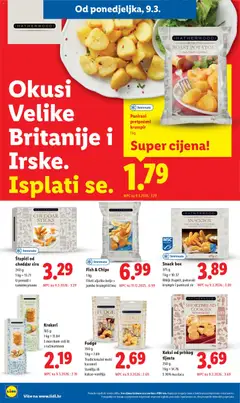 Panirani pretpečeni krumpir, Smrznuto, 1 kg - Pregled kataloga iz trgovine Lidl, vrijedi od 09.03.2026 | Stranica: 14