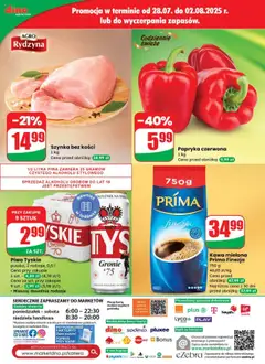 Dino Gazetka od 30.07.2025 | Strona: 68 | Produkty: Karta, Szynka, Kawa, Piwo