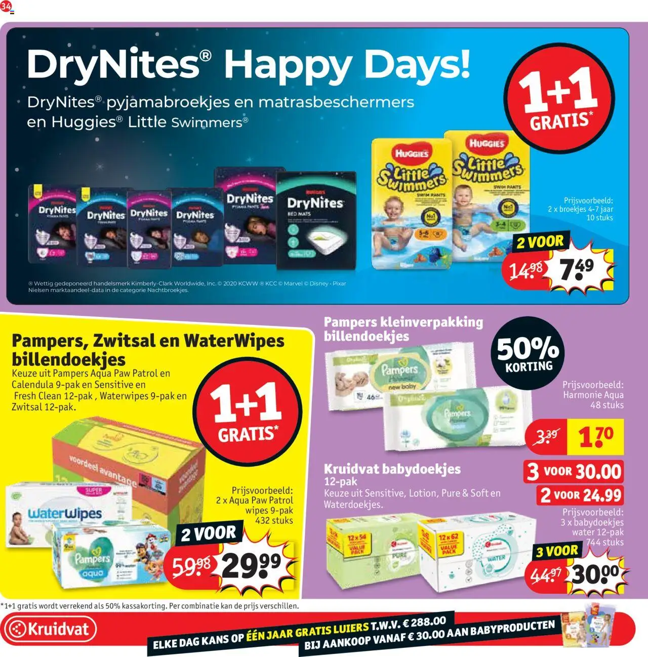 {H1} | Pagina: 36 | Producten: Babydoekjes, Bed, Kan, Pyjama