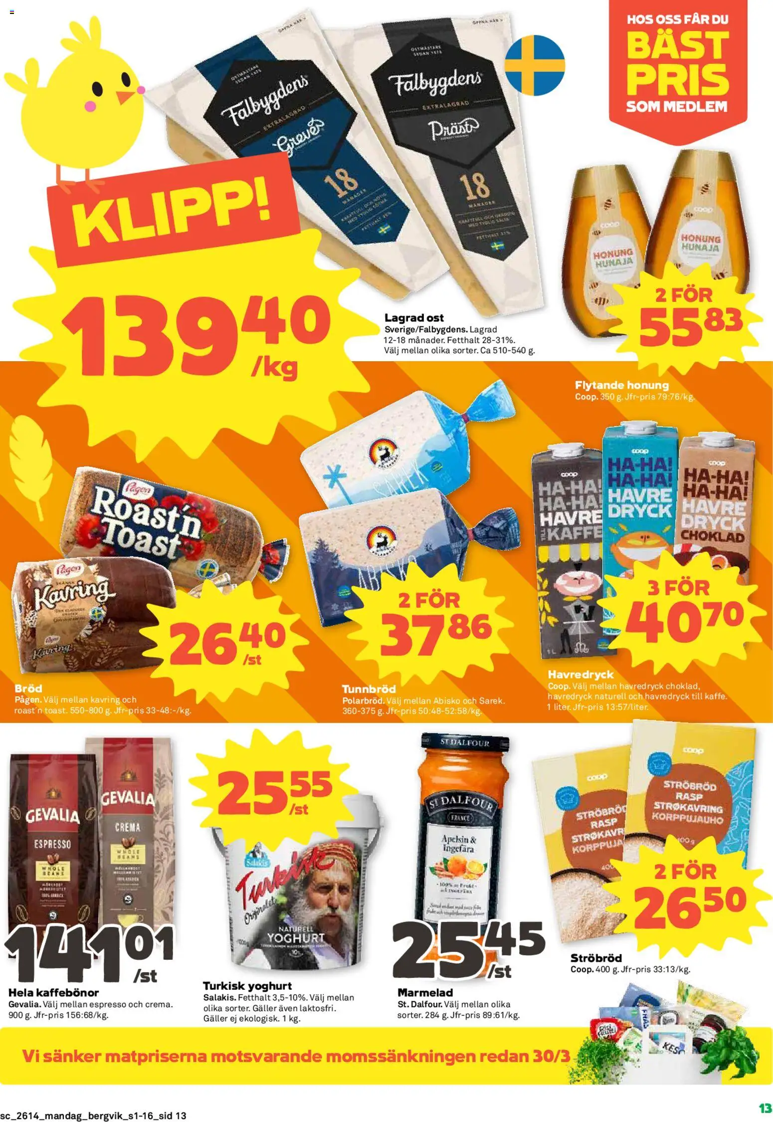 Nuvarande Stora Coop erbjudanden från 📣 30/03/2026 - 05/04/2026 📣 | Sweden
