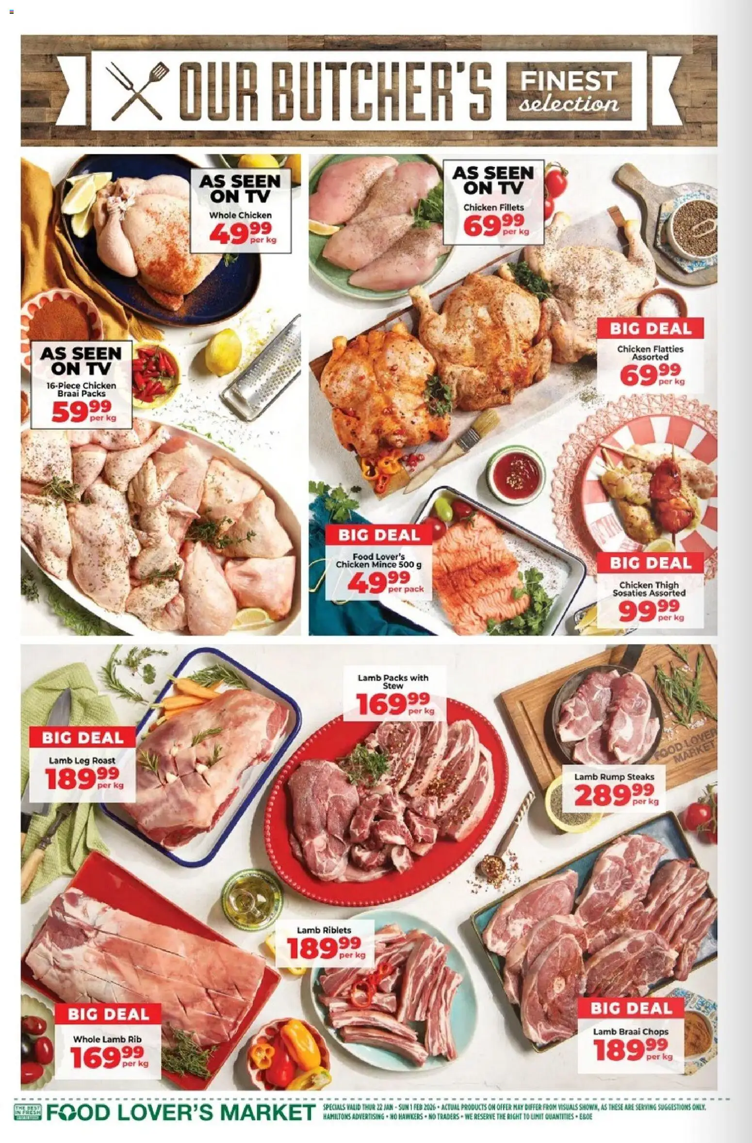 New Food Lover's Market catalogue – valid from 22.01.2026 | Page: 10 | Products: TV, Chicken