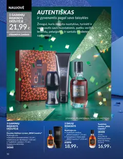 AVON leidinys galioja nuo 01.11.2025 | Puslapis: 52 | Prekių: Balzamas, Rutulinis dezodorantas, Tualetinis vanduo, Šampūnas