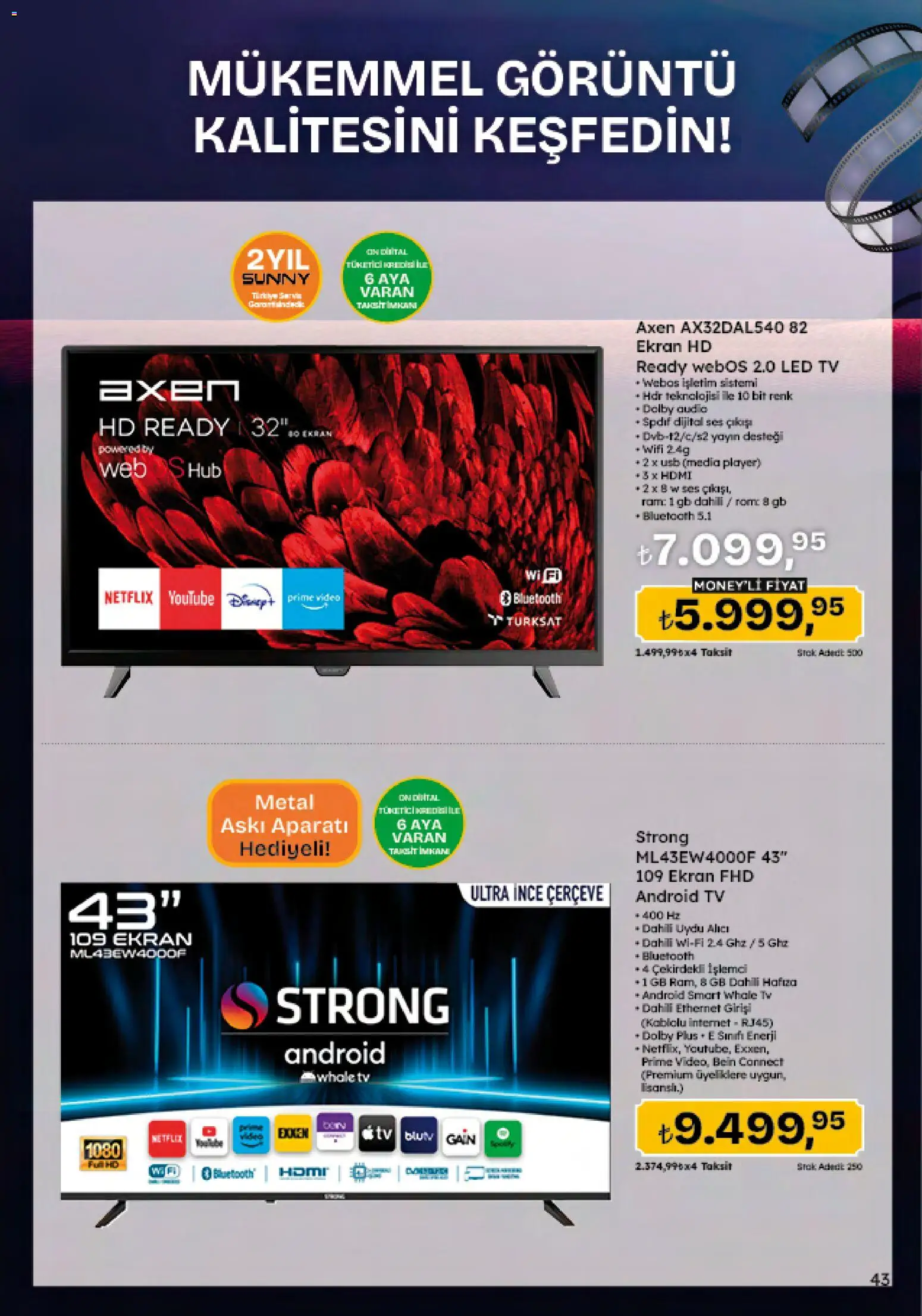 Migros Katalog - 5M Migroskop Dijital - 05.12.2025 tarihinden itibaren geçerlidir | Sayfa: 184 | Ürünler: Askı, TV, Ses, USB