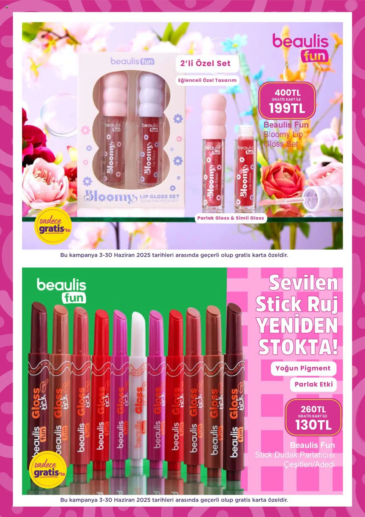 Gratis Katalog - 01.06.2025 tarihinden itibaren geçerlidir | Sayfa: 24 | Ürünler: Ruj, Dudak parlatıcısı
