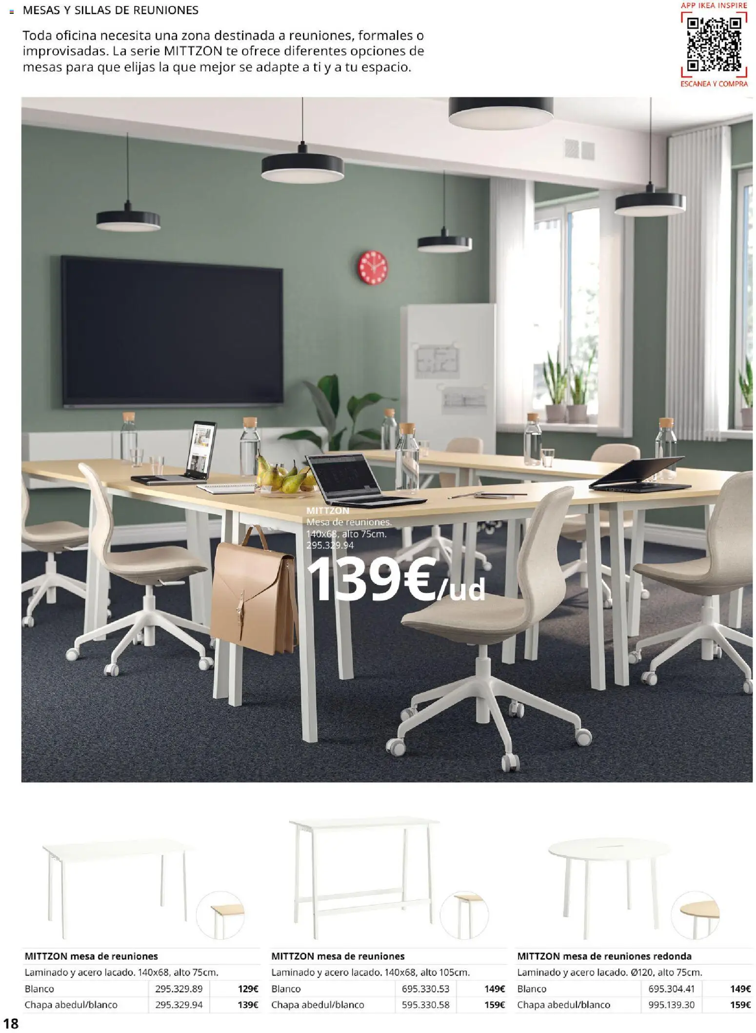Catálogo IKEA Oficina profesional │ válido desde el 02.12.2025 | Página: 18 | Productos: Té, Mesa