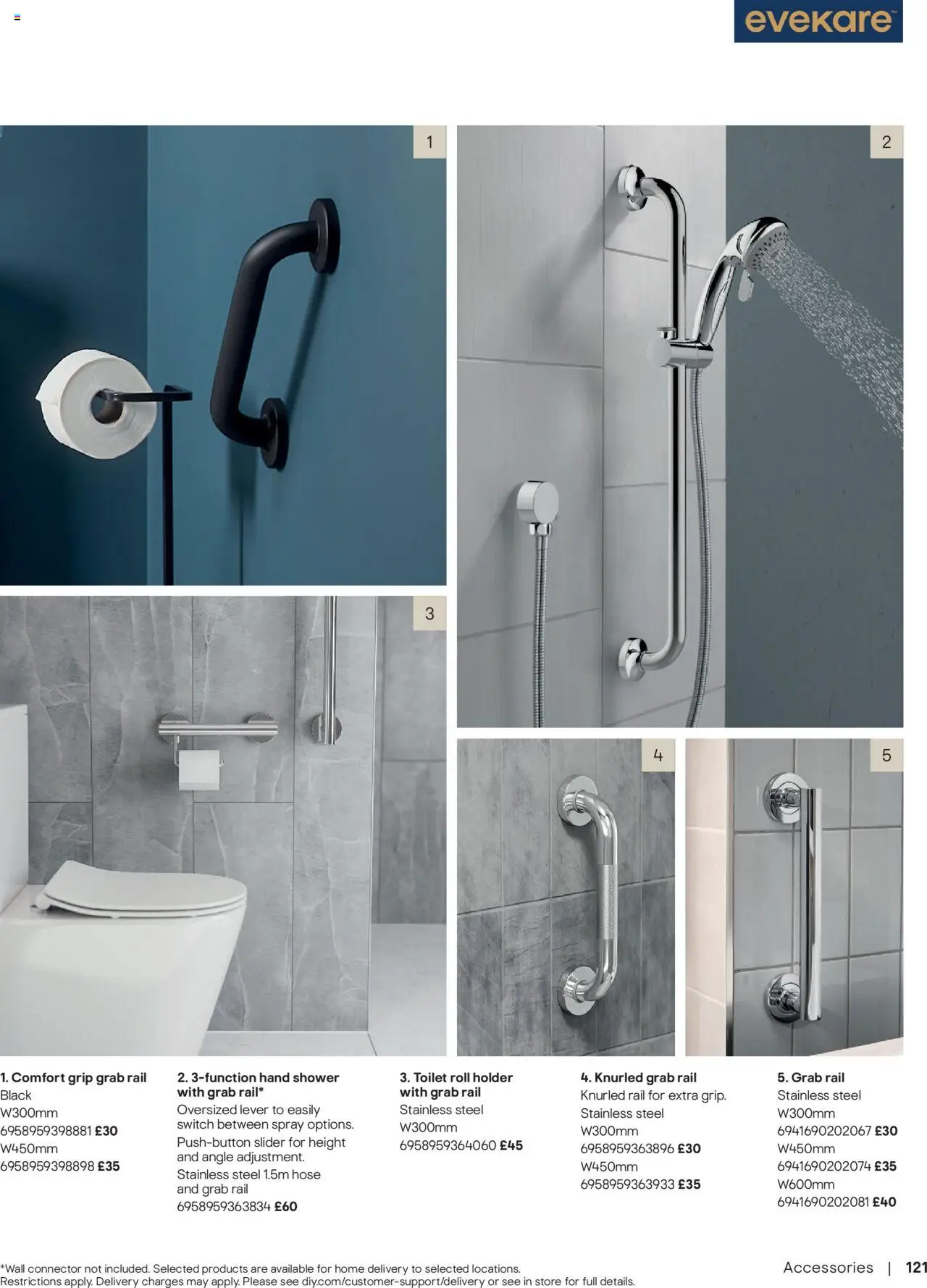  | Page: 121 | Products: Toilet, Shower, Connector