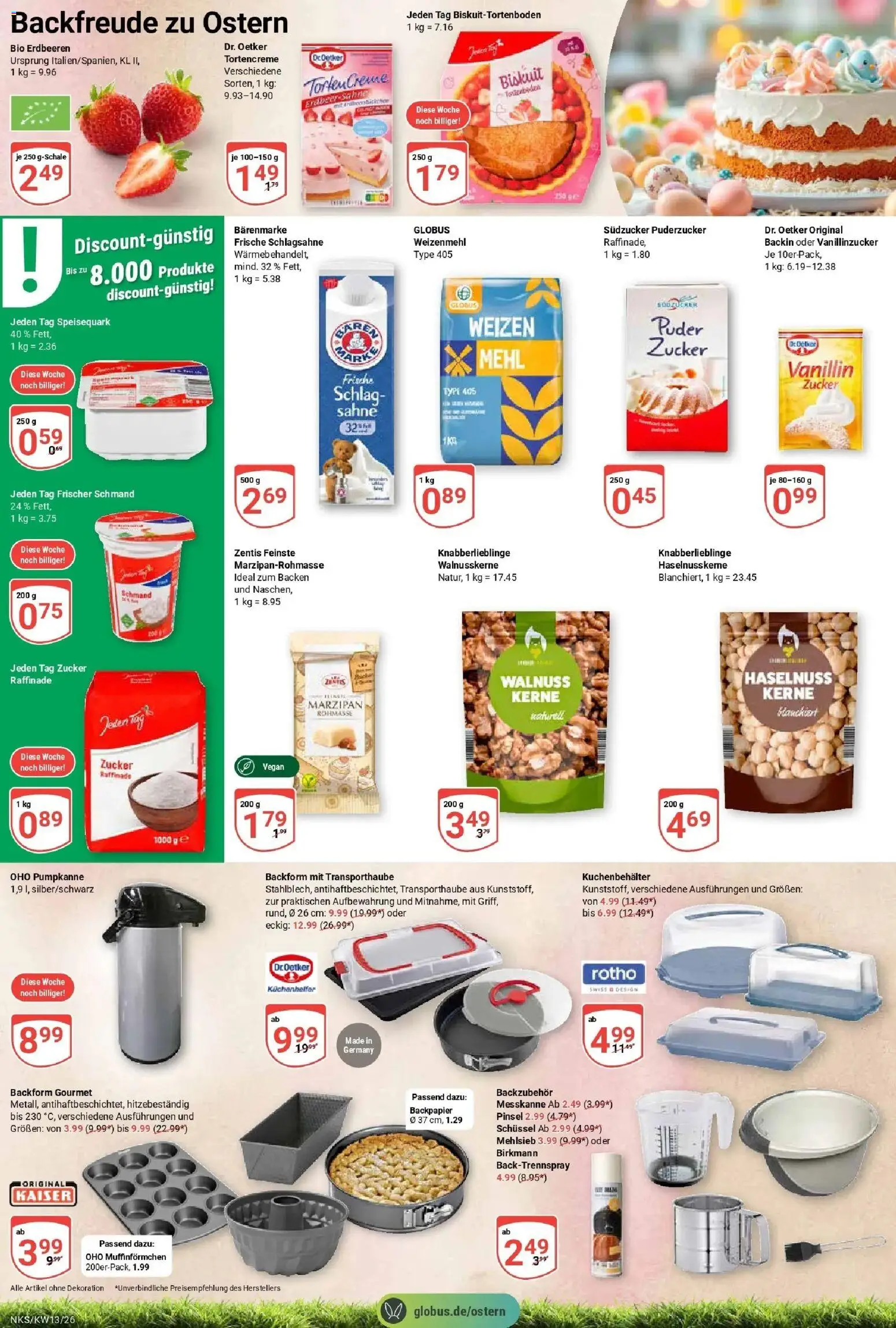 Globus prospekt Neunkirchen	 – gültig ab 23.03.2026 | Seite: 25 | Produkte: Puder, Creme, Sahne, Speisequark