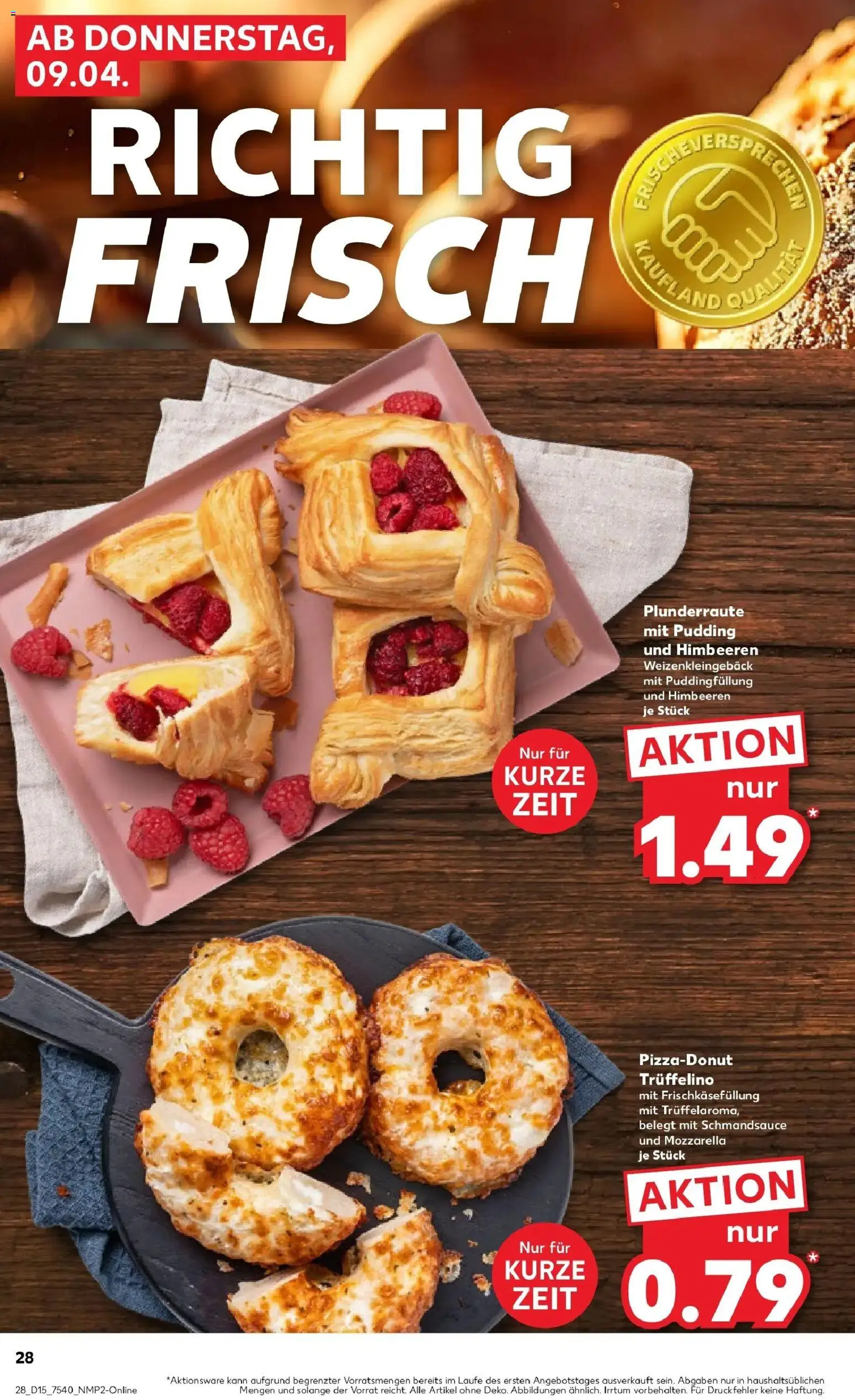 Kaufland Prospekt Sangerhausen	 – gültig ab 07.04.2026 | Seite: 40 | Produkte: Himbeeren, Mozzarella, Pudding