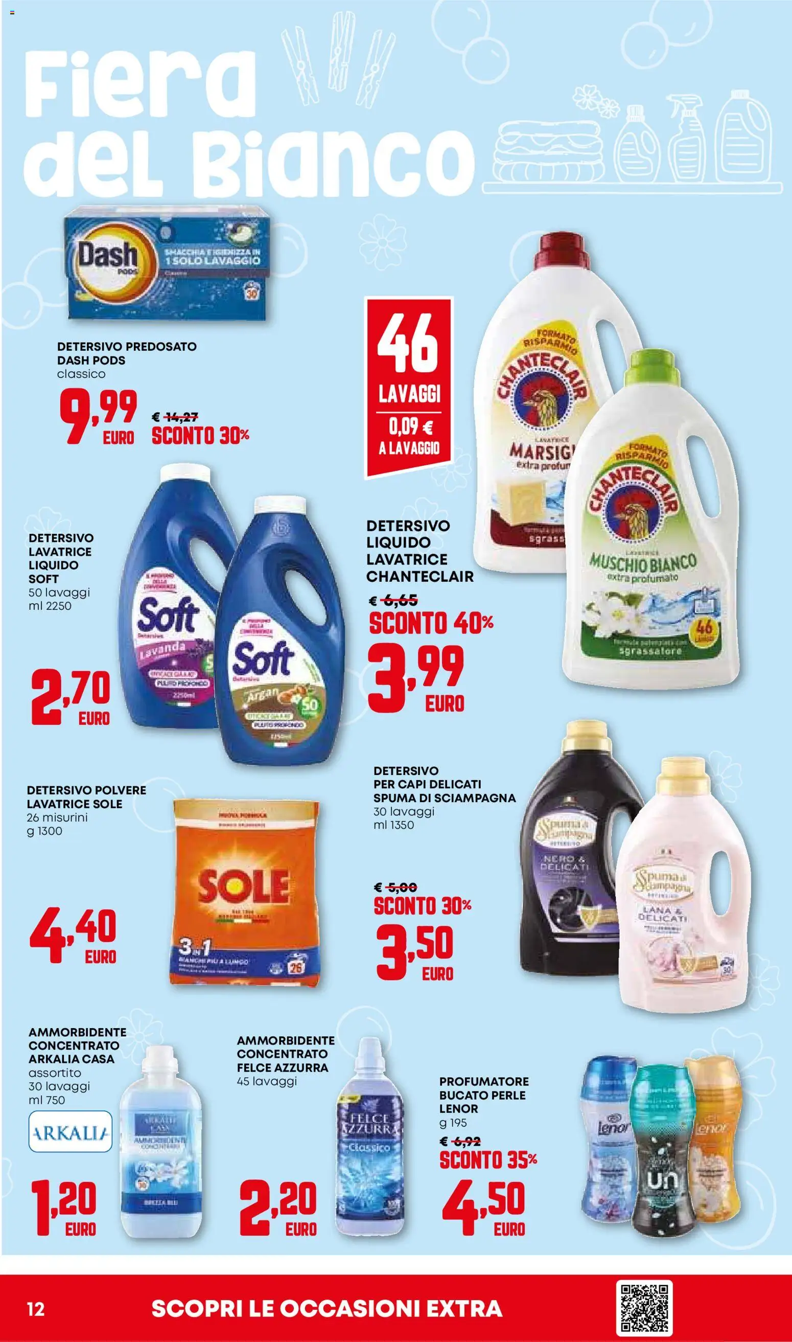 Volantino PAM del 15.01.2026 | Pagina: 12 | Prodotti: Ammorbidente, Sgrassatore, Lavatrice, Lavanda