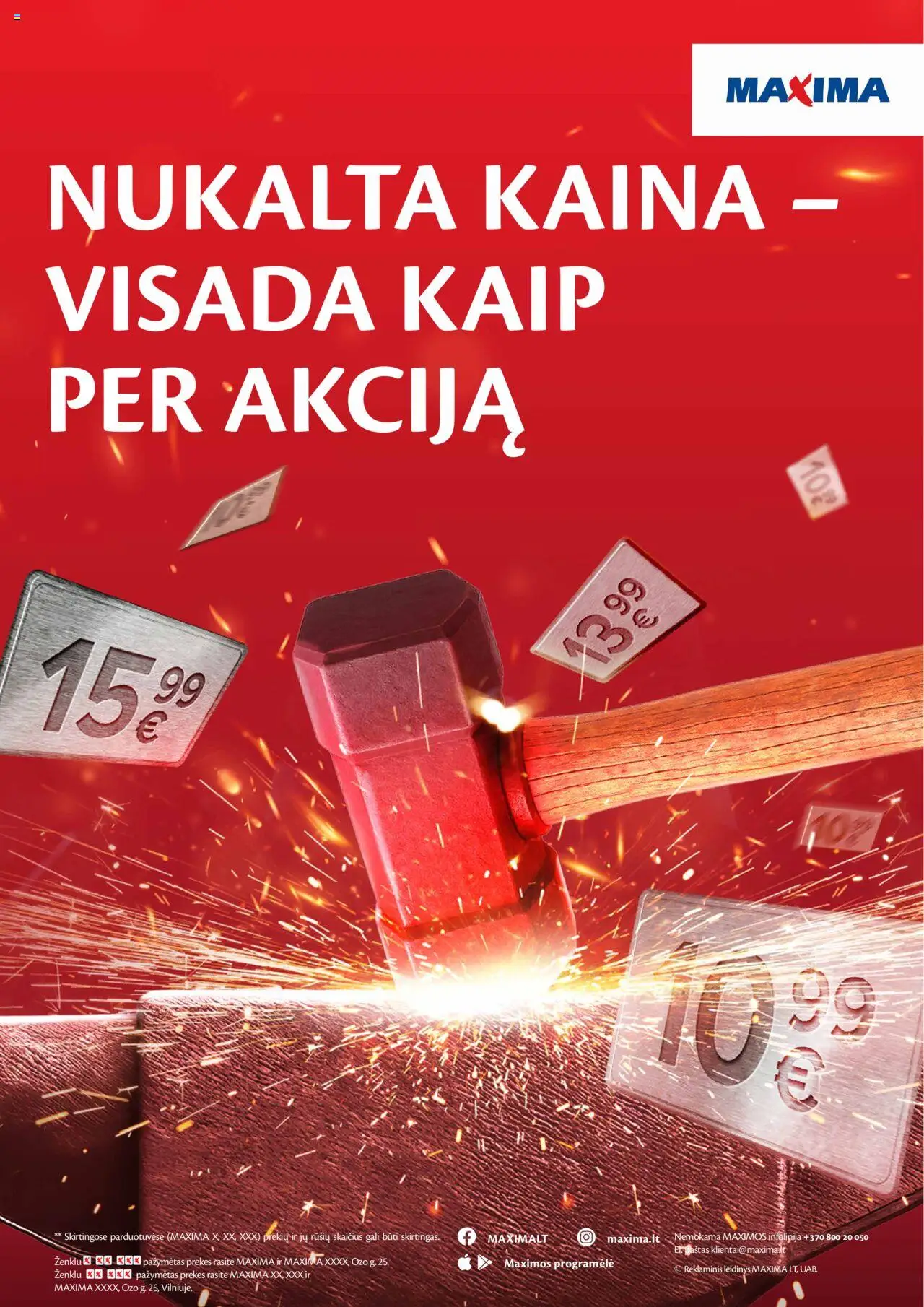 MAXIMA - Leidinys - Nukalta kaina│galioja nuo 15.07.2025 | Puslapis: 1