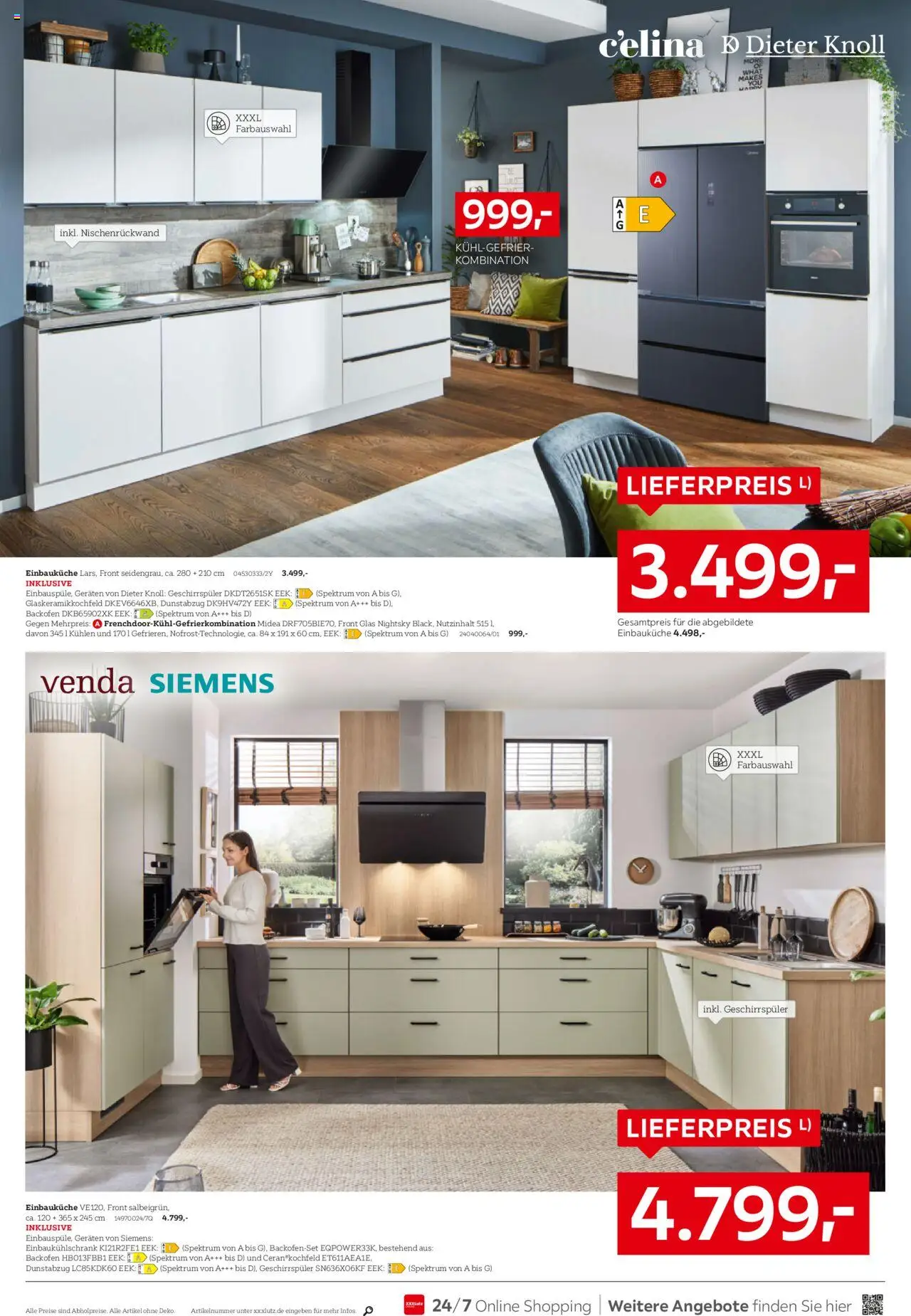 XXXL Lutz Prospekt 	 - gültig ab dem 11.08.2025 | Seite: 12 | Produkte: Siemens, Einbauküche, Kochfeld, Dunstabzug