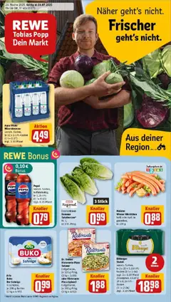 Rewe prospekt Heubach	 gültig ab dem 13.07.2025