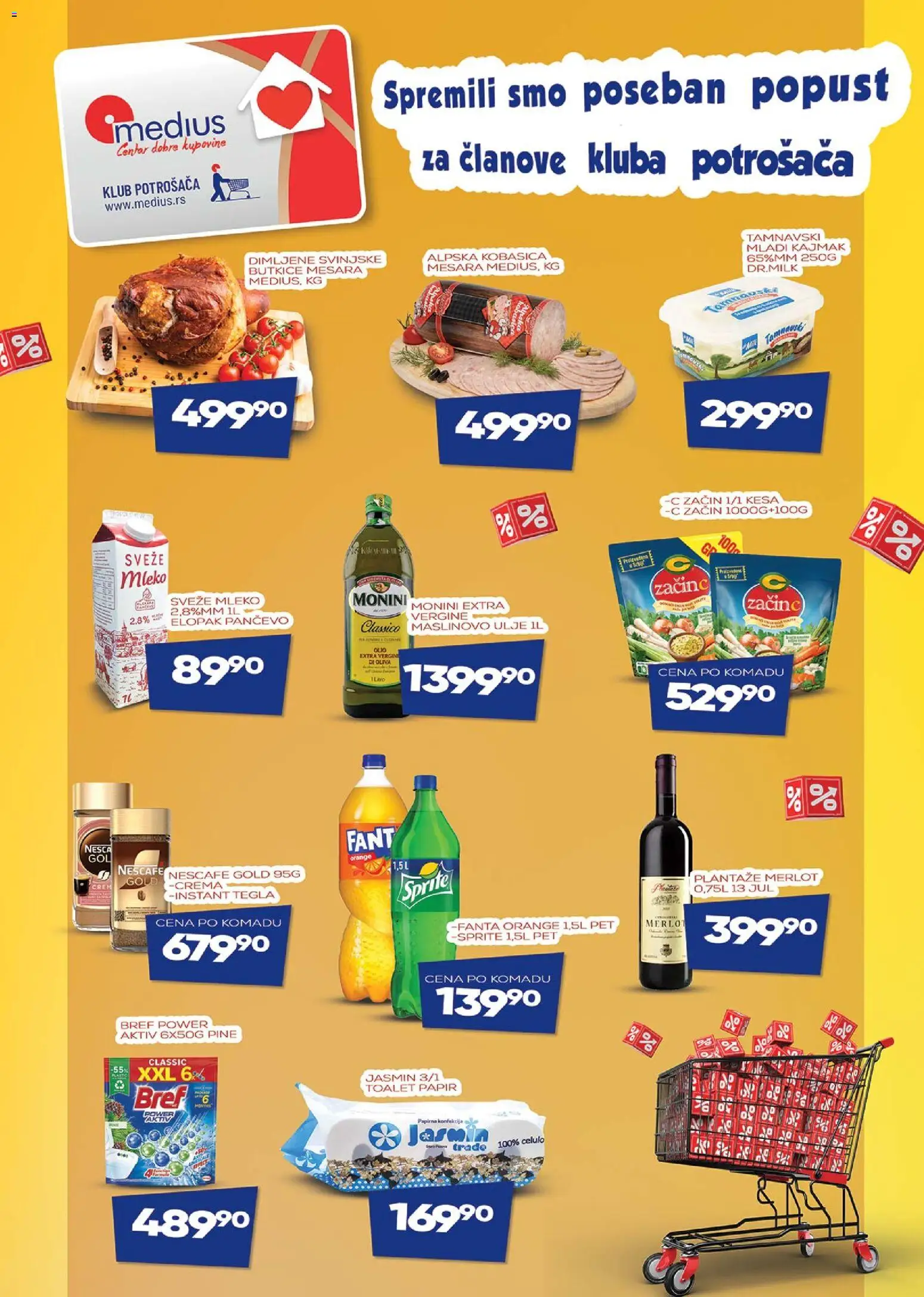 Medius katalog - važi od 10.03.2026 | Strana: 19 | Proizvode: Mladi kajmak, Ulje, Tegla, Nescafé