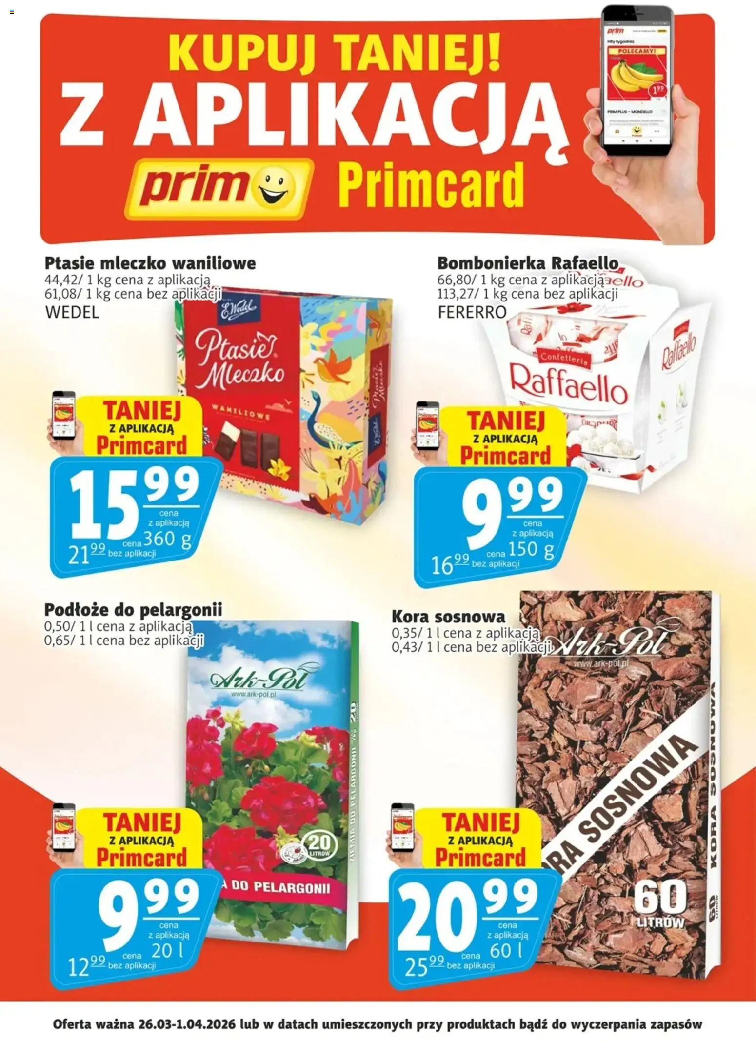Prim Market promocje - Primcard od 26.03.2026 | Strona: 2 | Produkty: Bombonierka, Ptasie mleczko