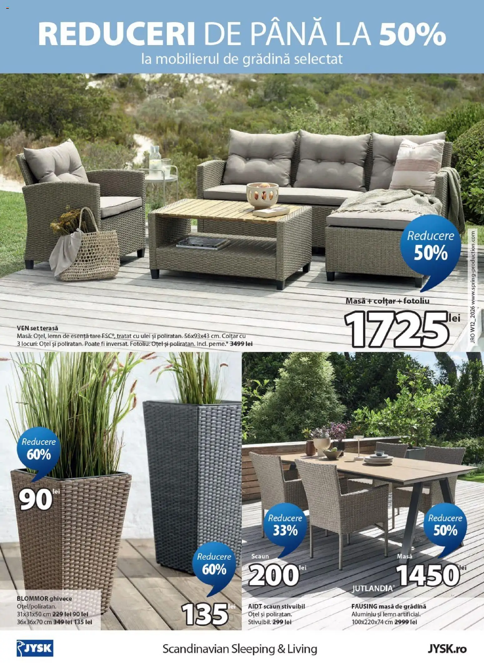 Noul catalog JYSK – valabil de la 19.03.2026 | Pagină: 4 | Produse: Fotoliu, Masă, Colțar, Ulei